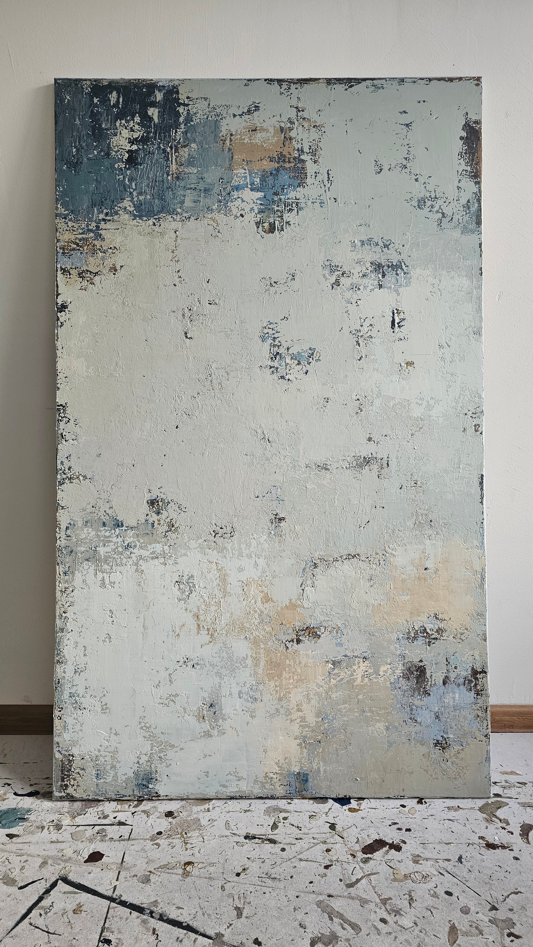 Abstraktus paveikslas - One Foot Island. 150x90 cm