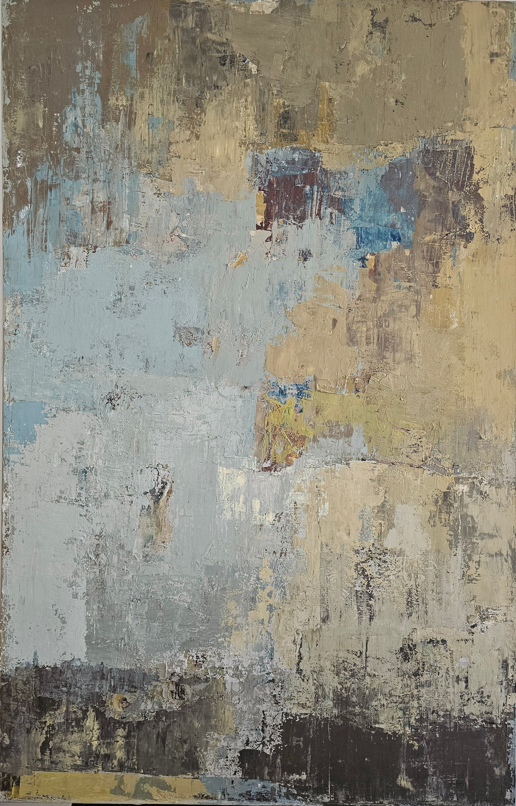 large abstract neutral wall art modern interior BIRUTE STUDIO