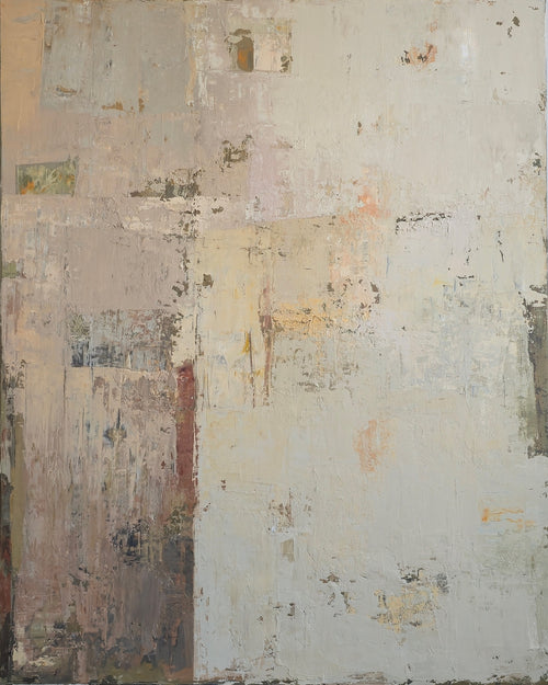 Light and airy abstract painting from Spring Series by Birute Studio, minimalist nature-inspired art for modern home.