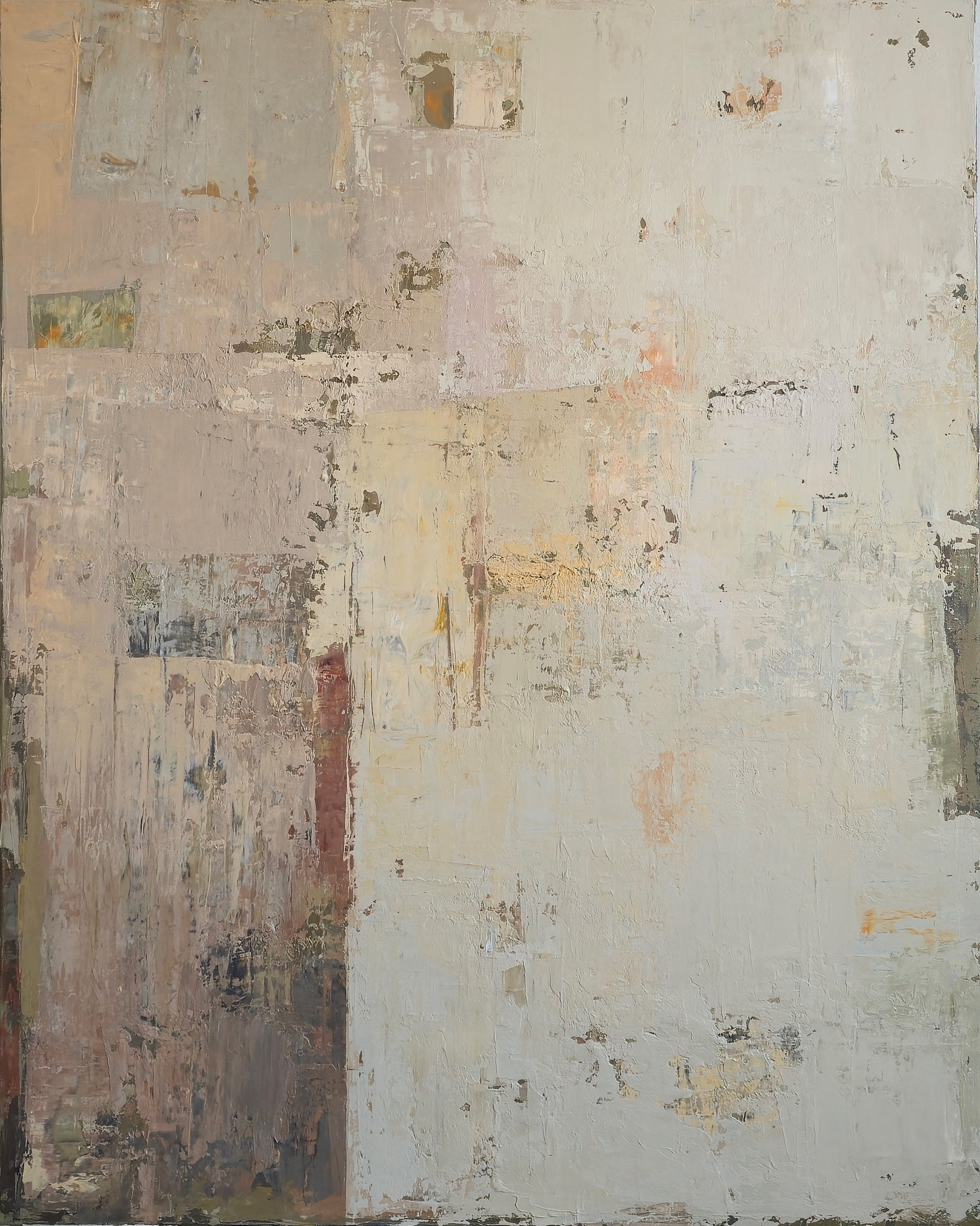 Abstraktus paveikslas -„Early October Morning“. 100×80 cm