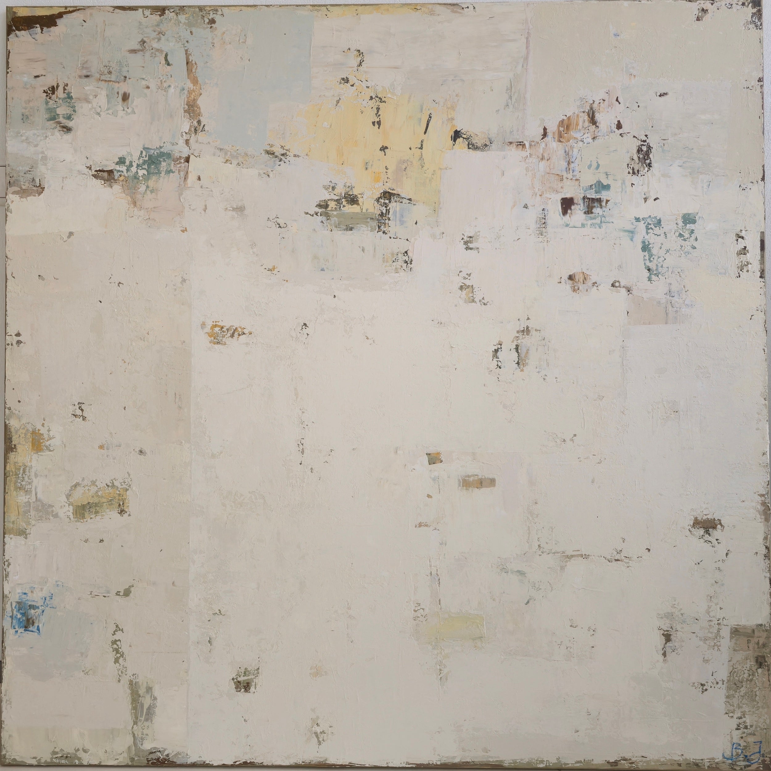 Didelis abstraktus paveikslas - „Summer Season“. 130×130 cm