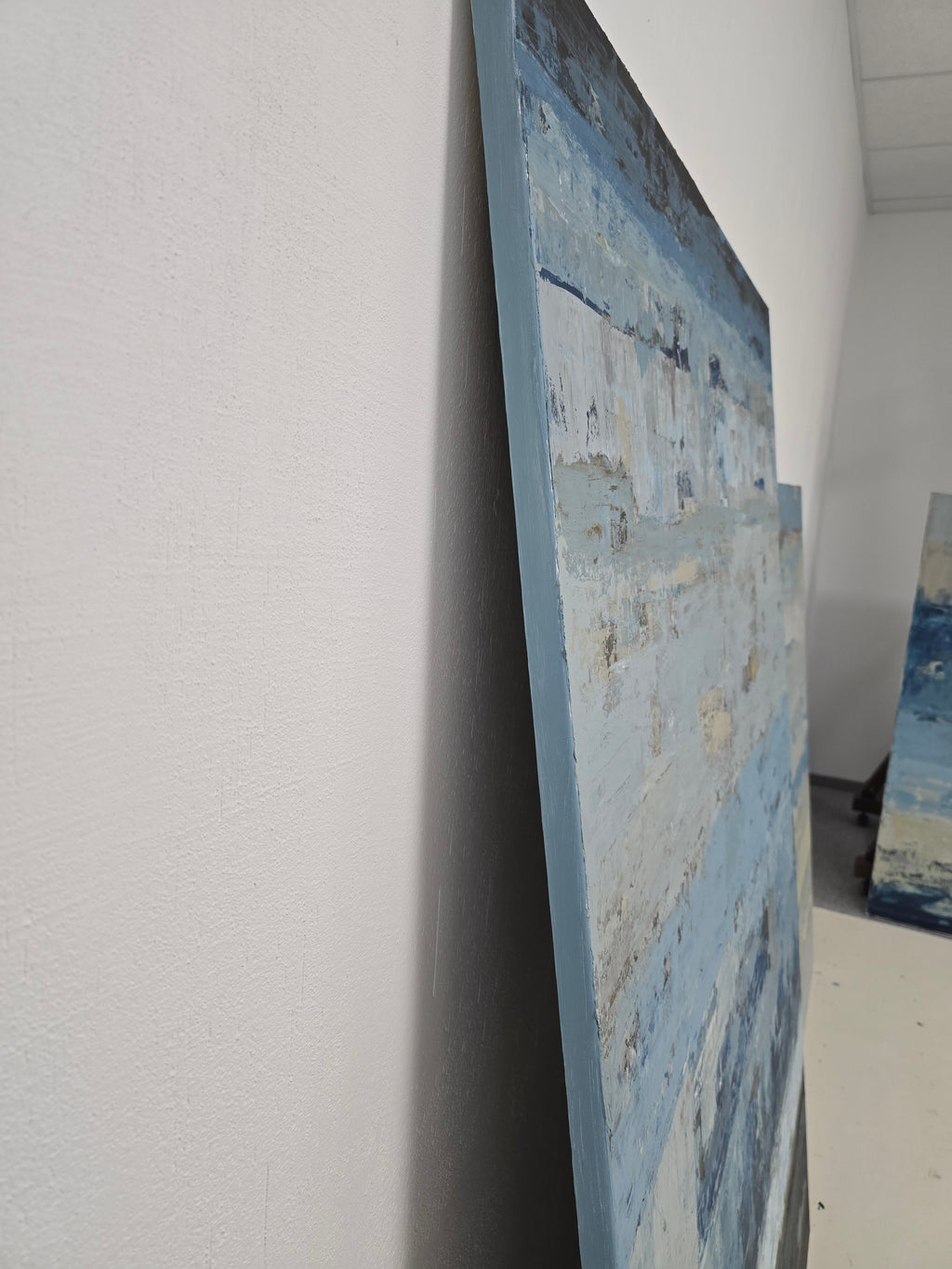 Didelis abstraktus paveikslas - „Endless Sea Series“. 180×120 cm