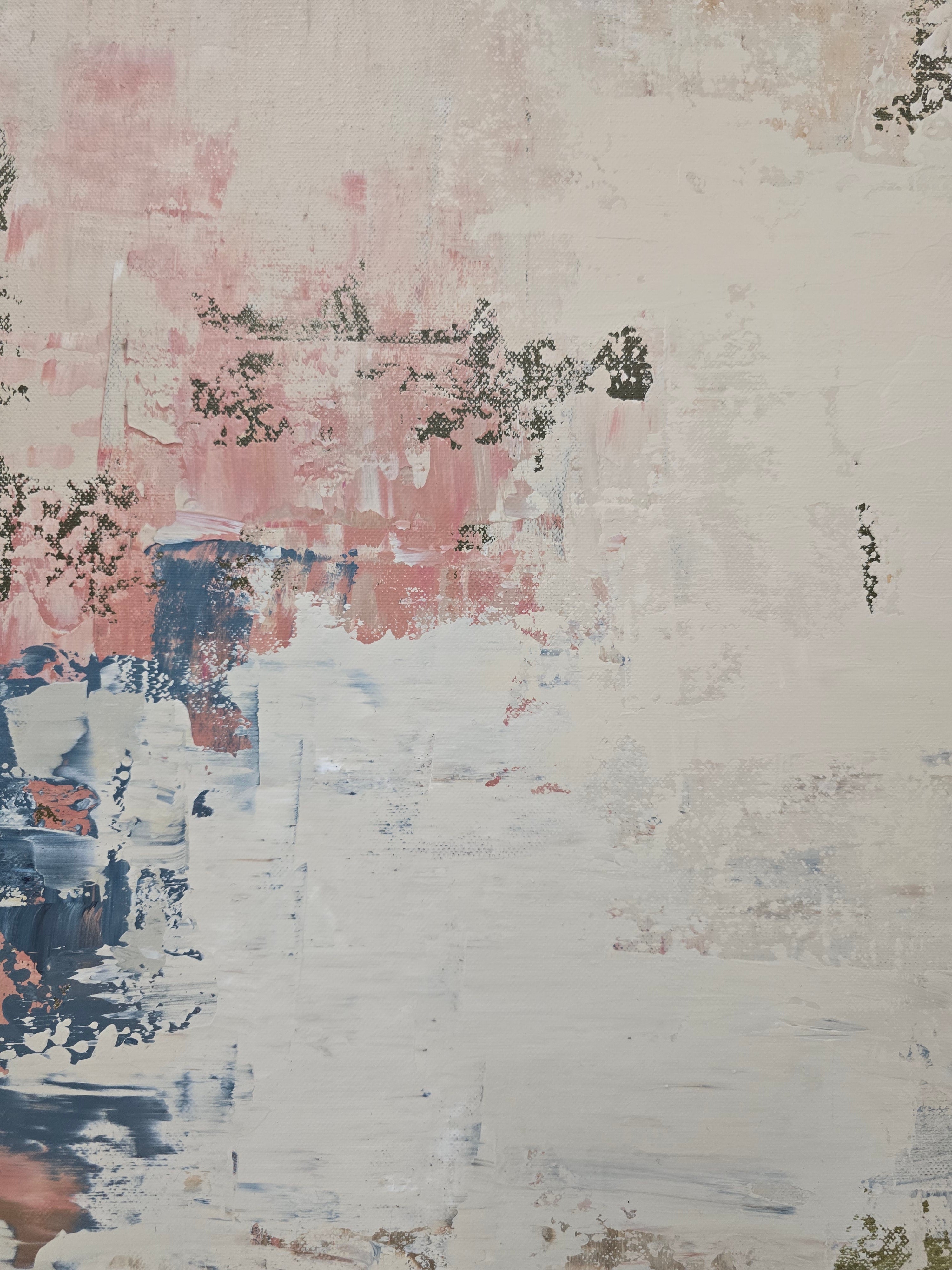 Abstraktus paveikslas - „Blossoms“. 110×110 cm