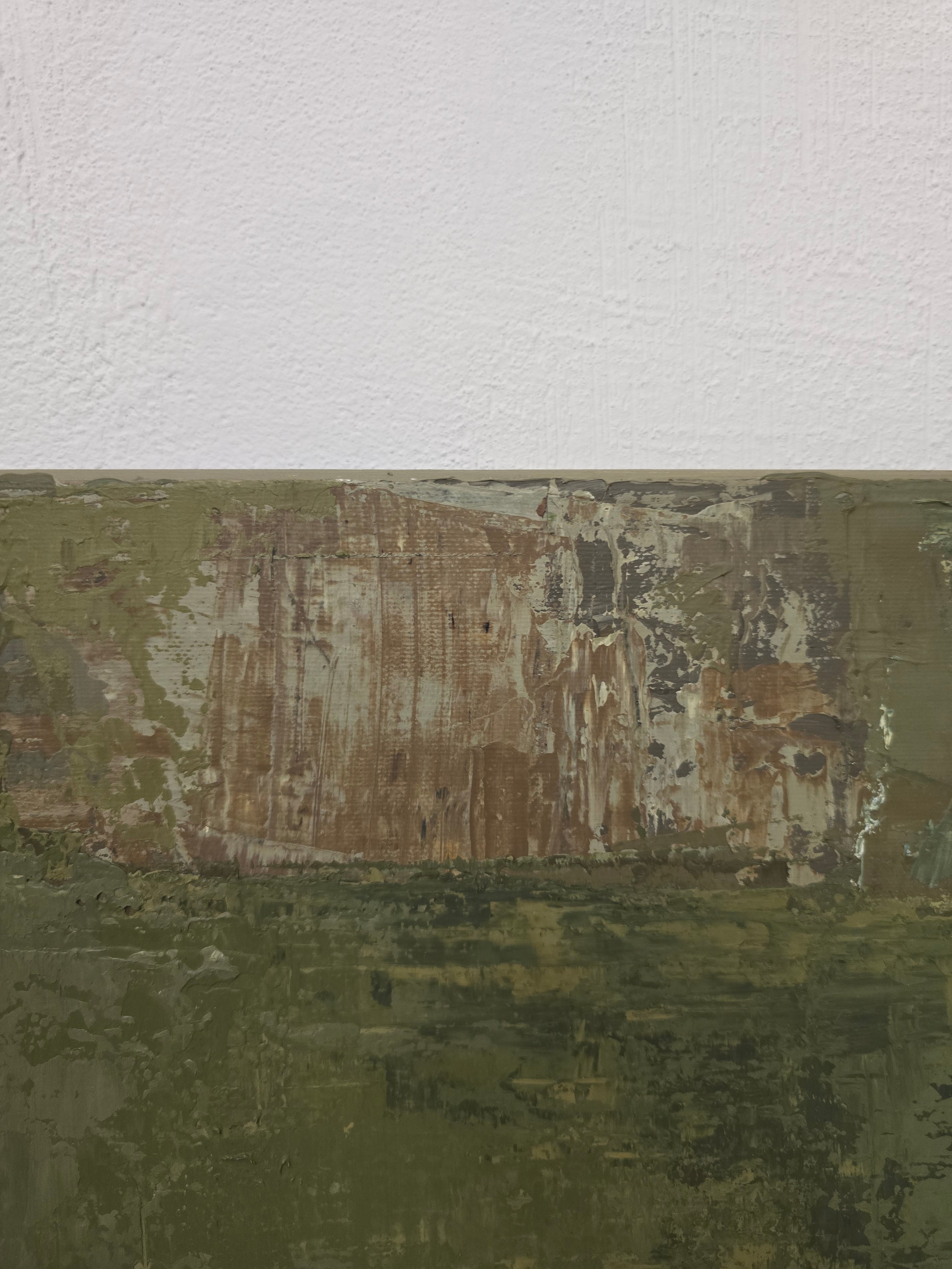 Abstraktus paveikslas -„Living in Tropics. Ubud“. 110x110 cm