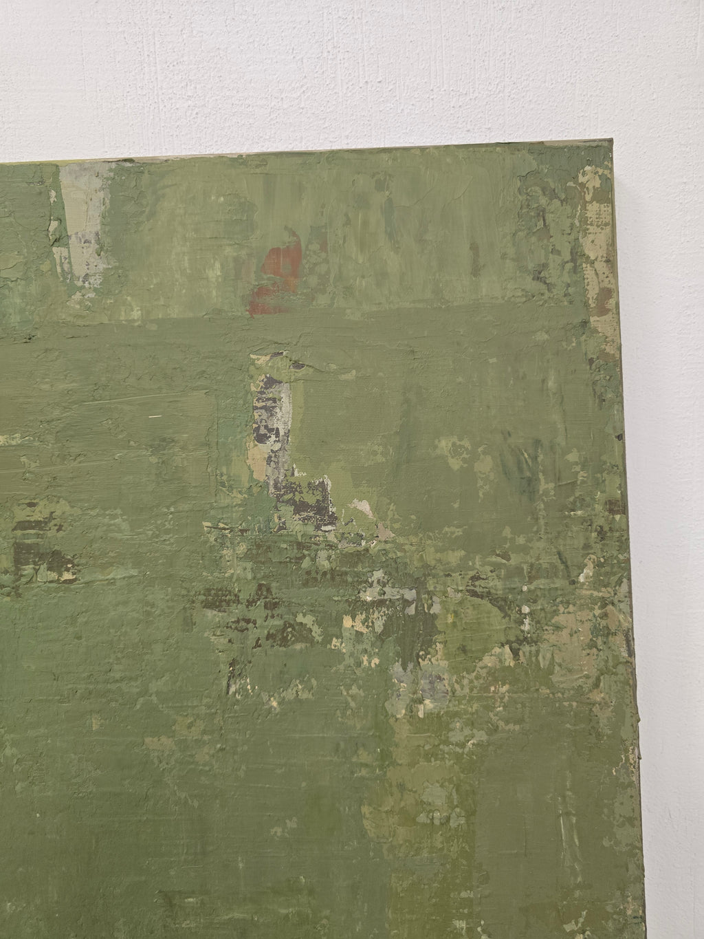 Abstraktus paveikslas -„Living in Tropics. Ubud“. 110x110 cm