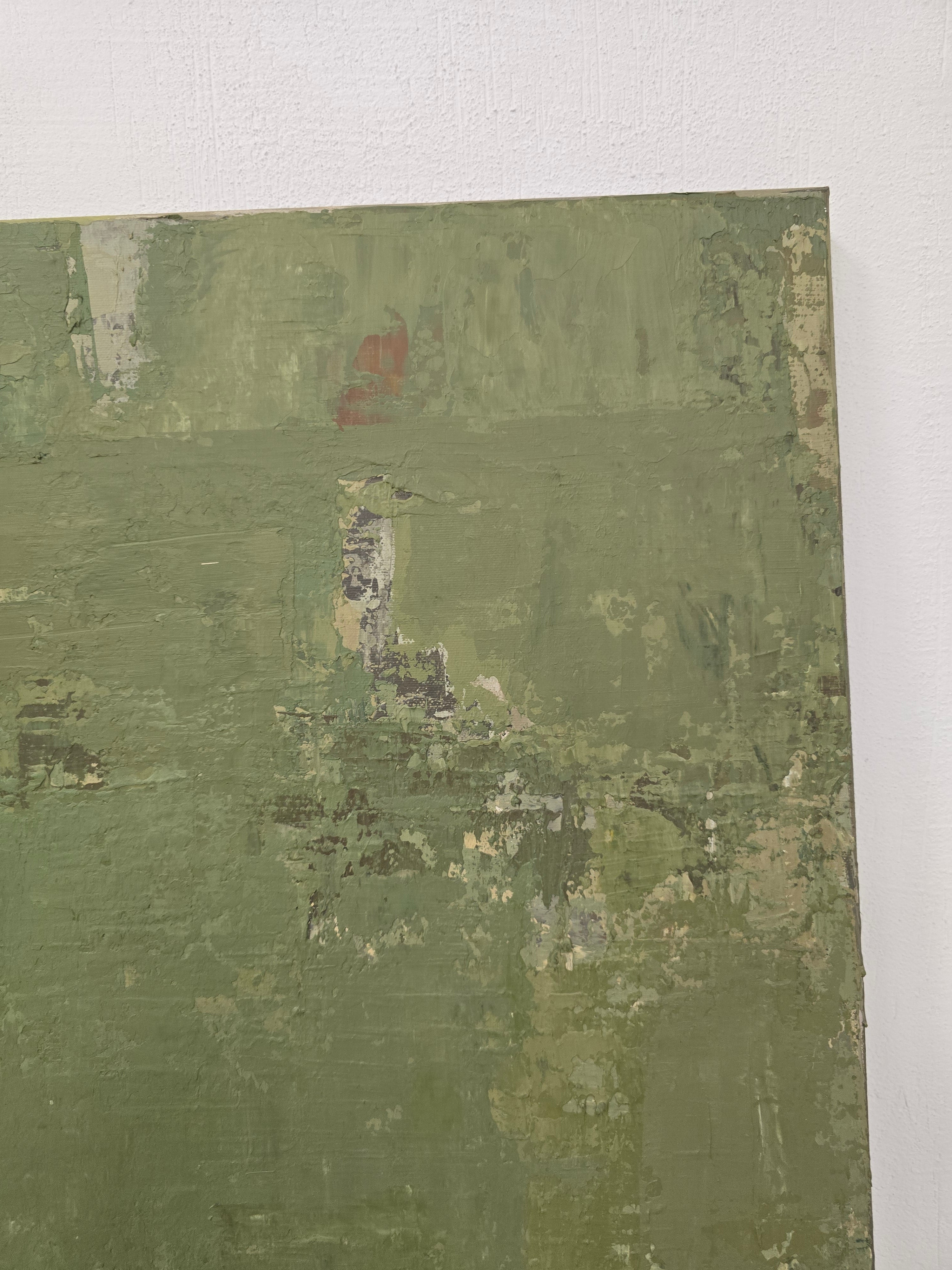 Abstraktus paveikslas -„Living in Tropics. Ubud“. 110x110 cm