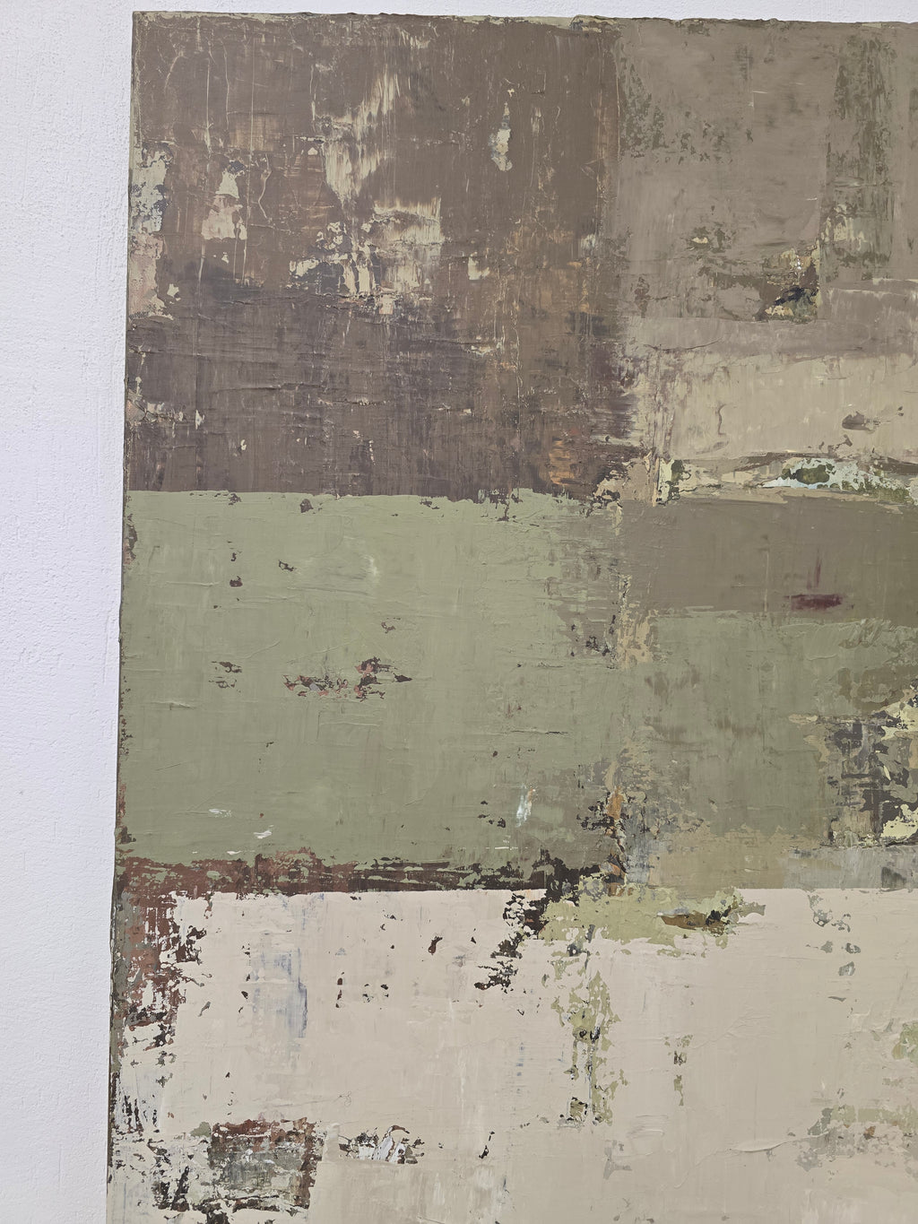 Abstract painting - Seasons Transition. 120x100 cm.