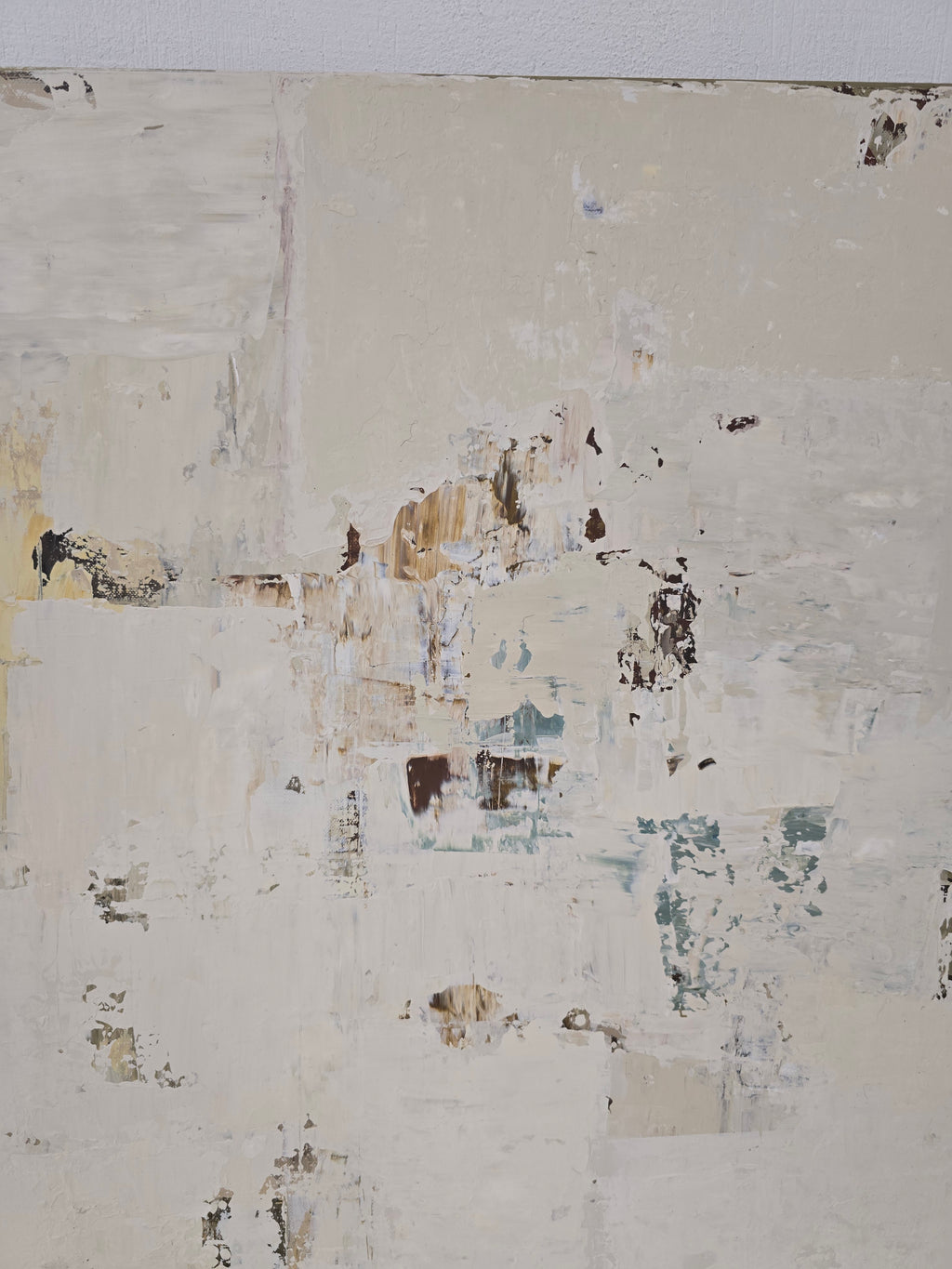 Didelis abstraktus paveikslas - „Summer Season“. 130×130 cm