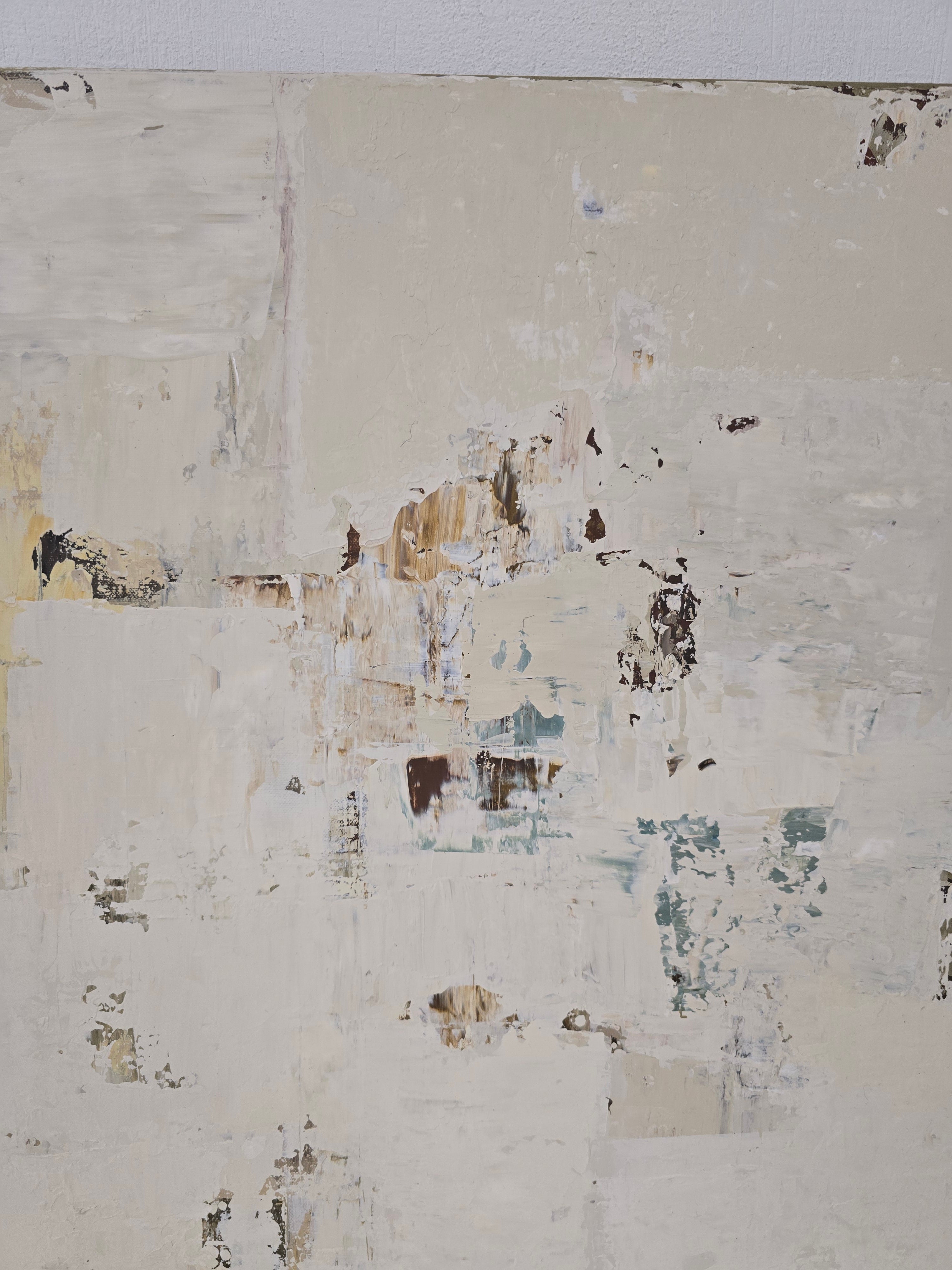 Didelis abstraktus paveikslas - „Summer Season“. 130×130 cm