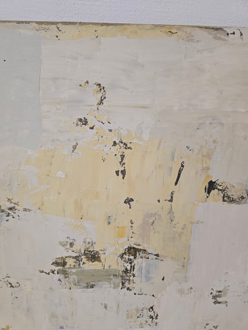 Didelis abstraktus paveikslas - „Summer Season“. 130×130 cm