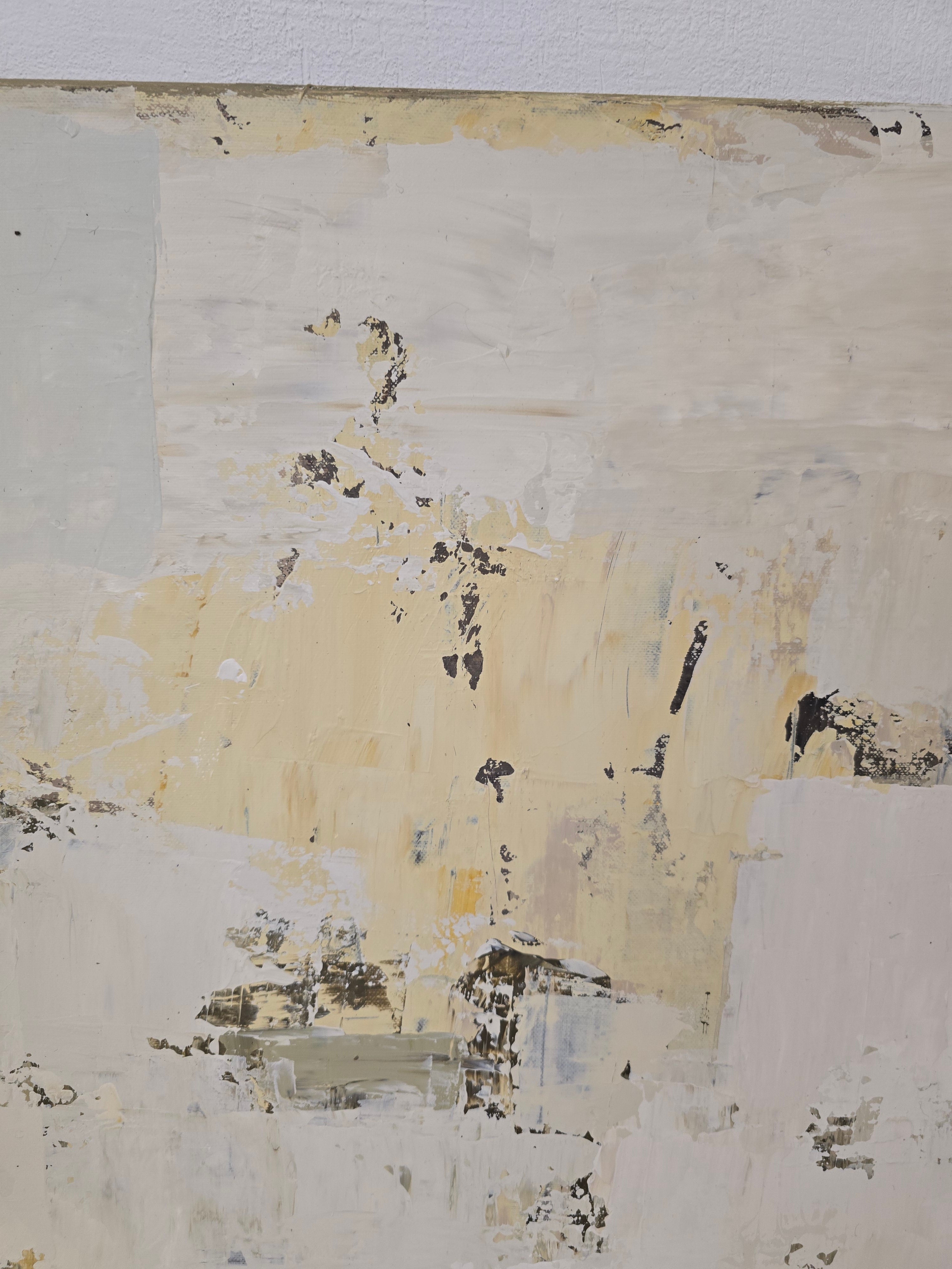 Didelis abstraktus paveikslas - „Summer Season“. 130×130 cm