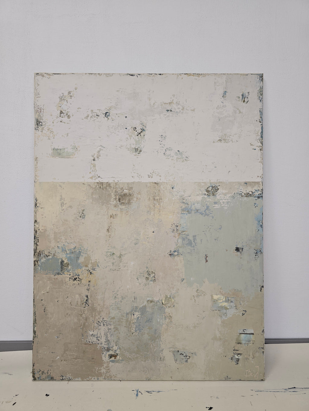 textured abstract painting contemporary decor BIRUTE STUDIO