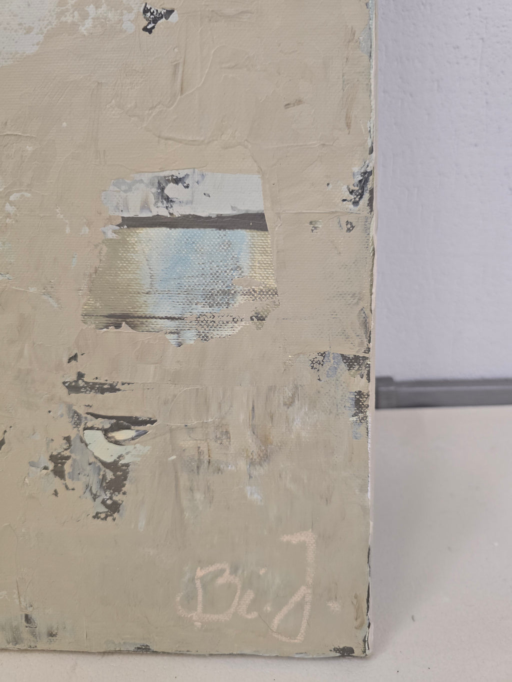 large abstract neutral wall art modern interior BIRUTE STUDIO