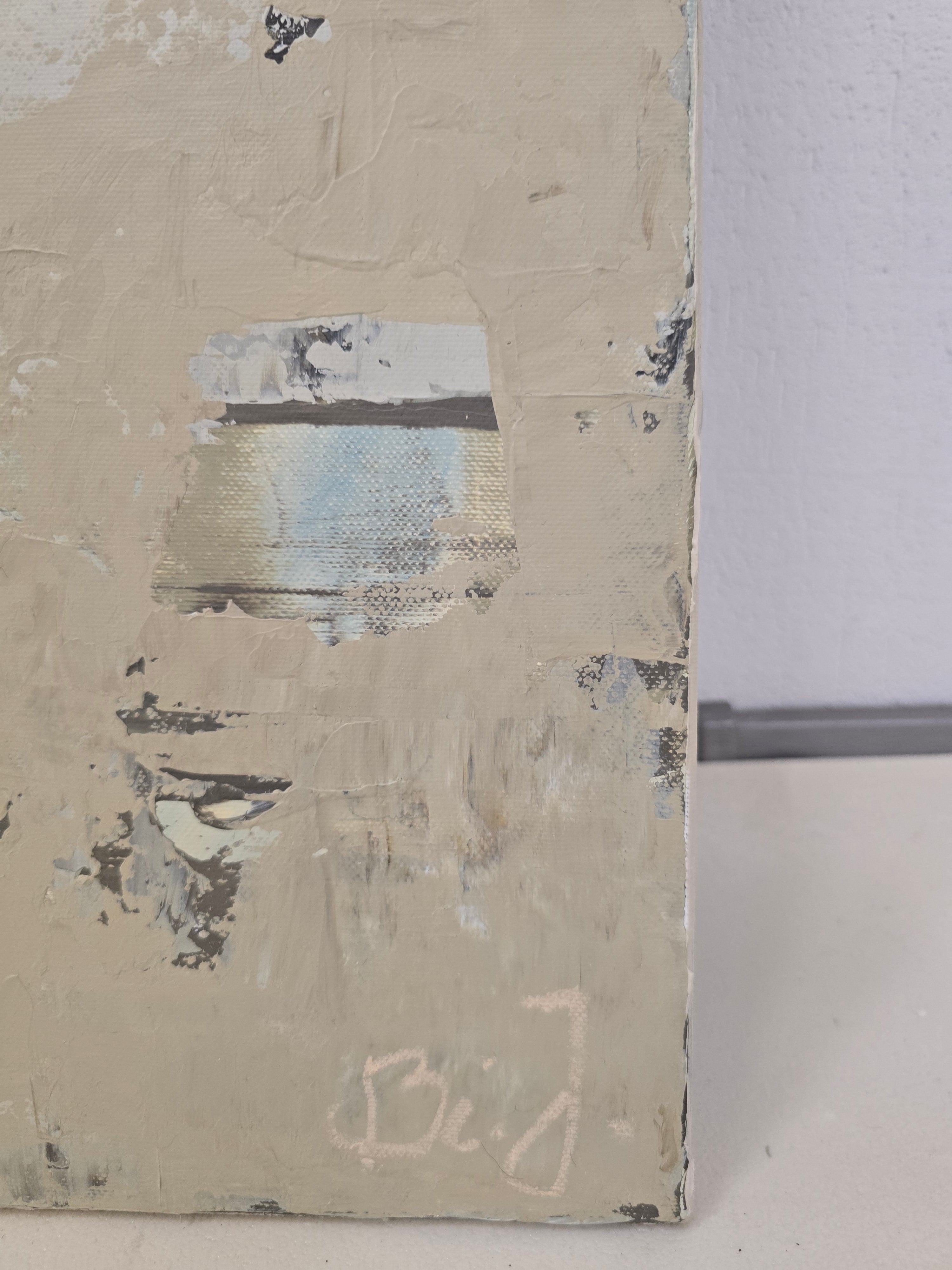 large abstract neutral wall art modern interior BIRUTE STUDIO