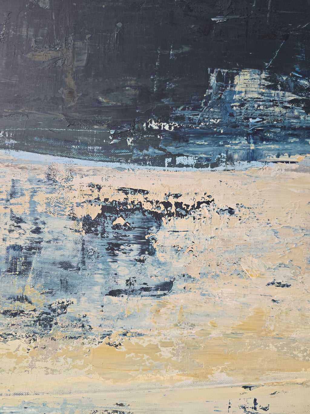 textured abstract painting contemporary decor BIRUTE STUDIO