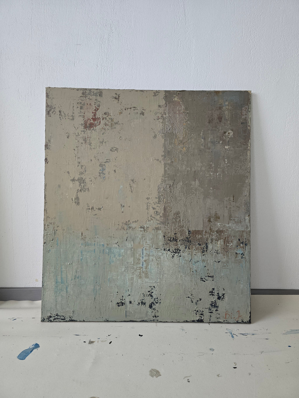 Abstraktus paveikslas - „Winter Ashberry“. 90x80 cm