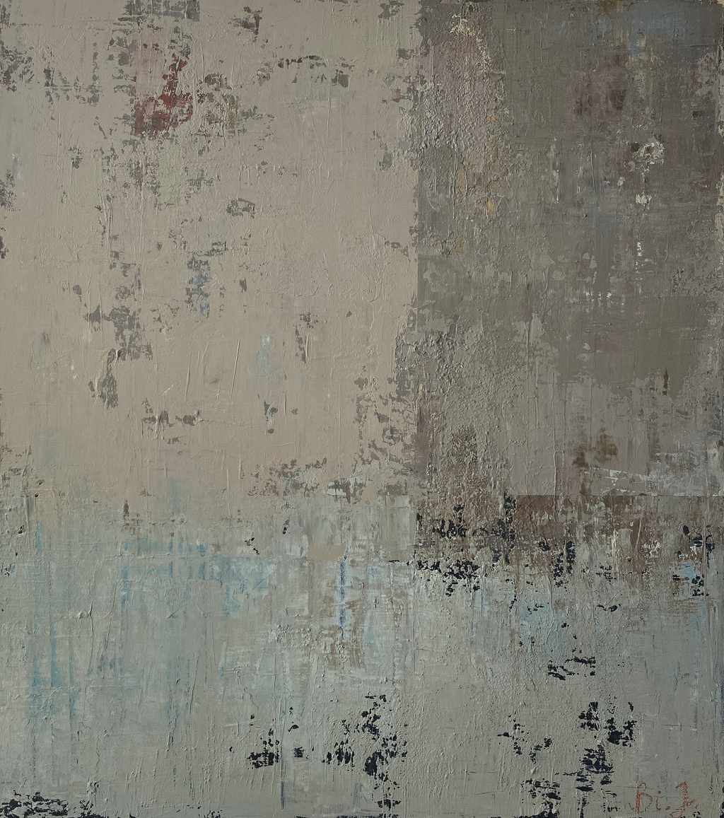 Abstraktus paveikslas - „Winter Ashberry“. 90x80 cm