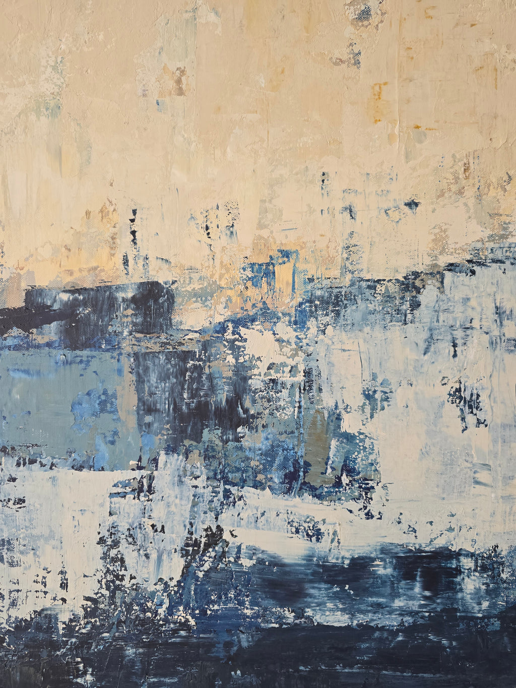 abstract painting minimalist interior wall art BIRUTE STUDIO