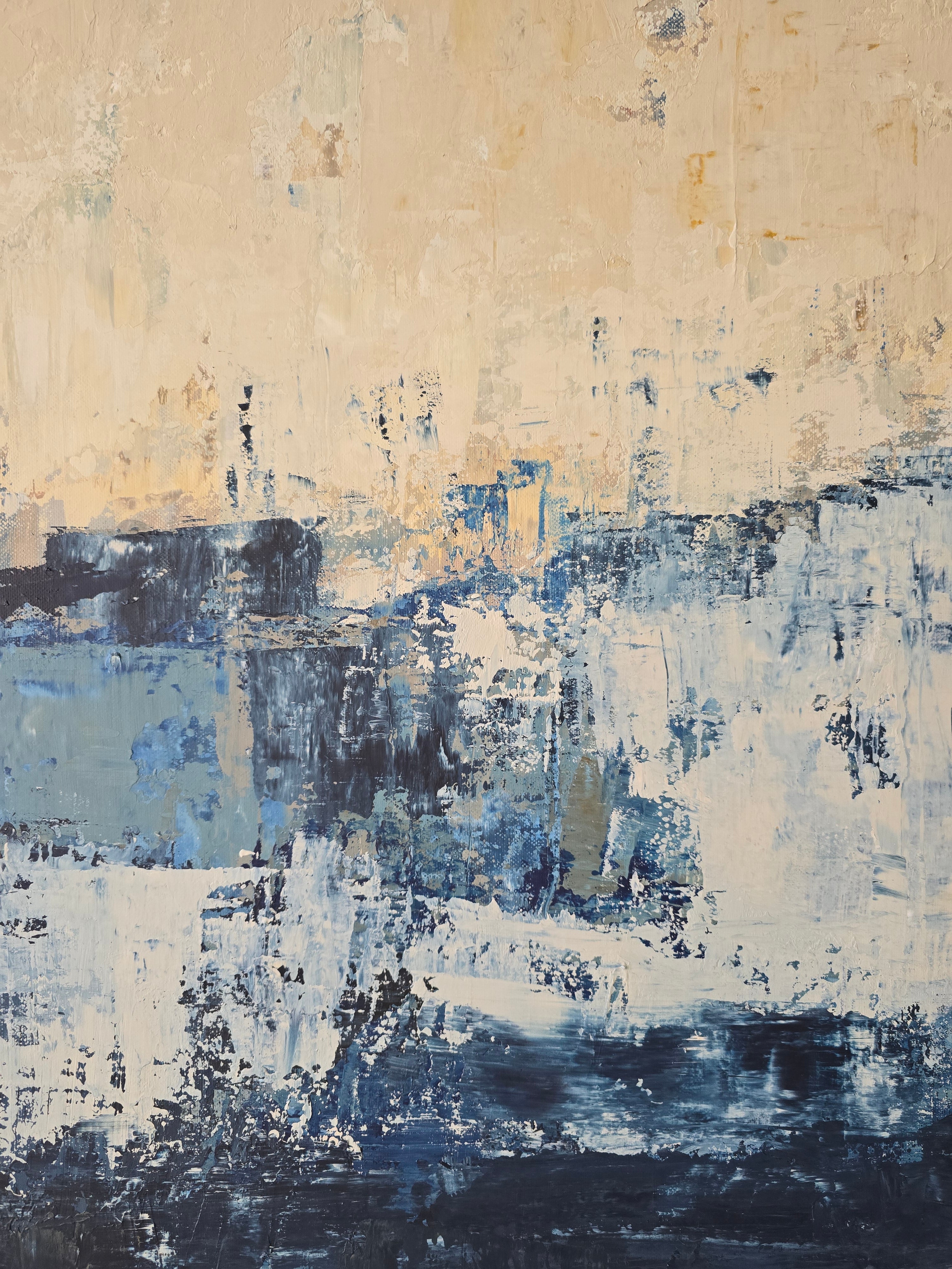 abstract painting minimalist interior wall art BIRUTE STUDIO