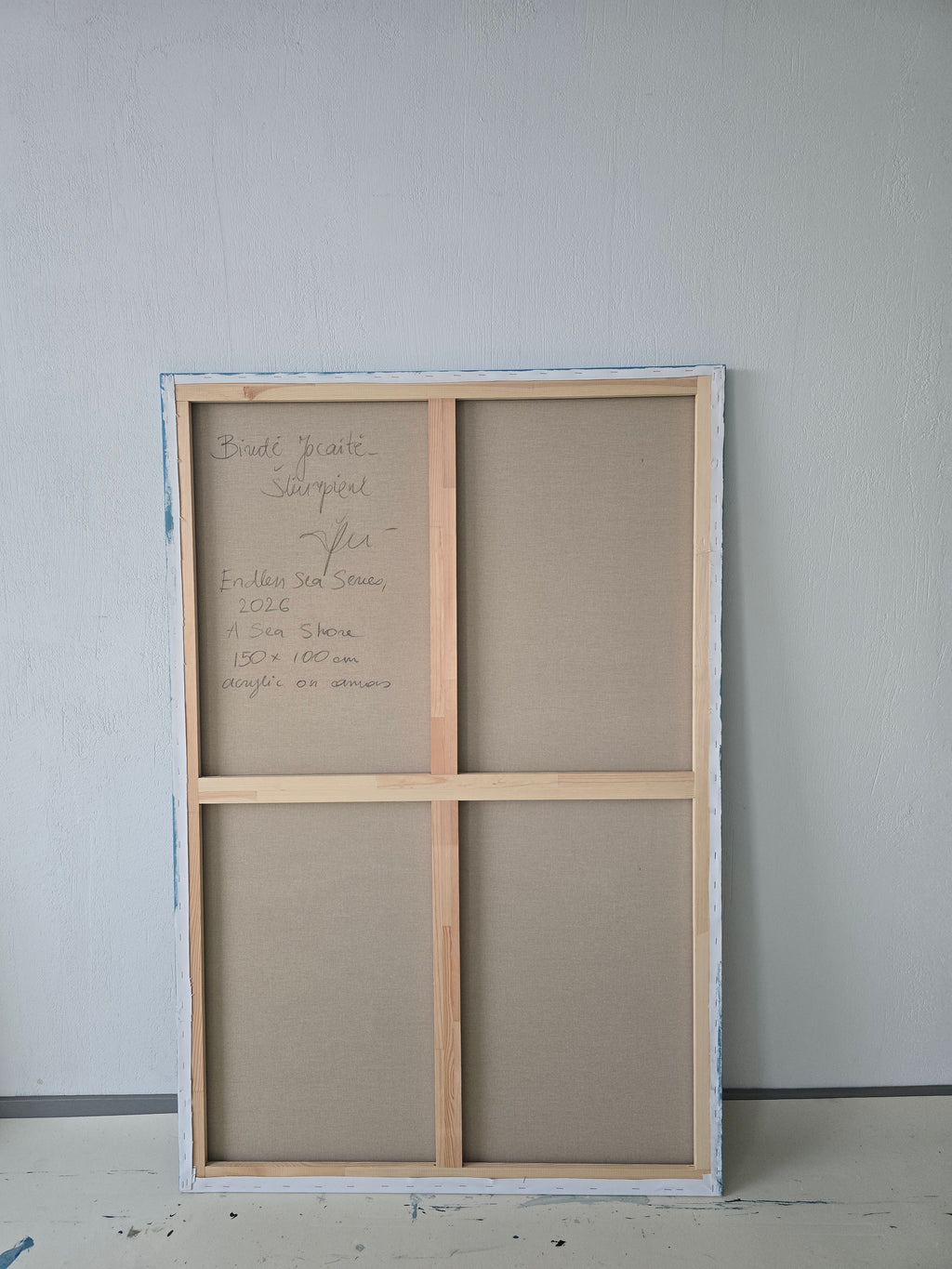 abstract painting minimalist interior wall art BIRUTE STUDIO