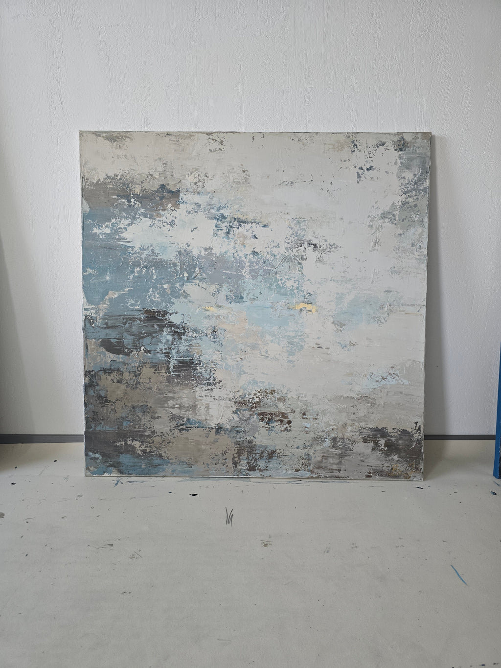 Abstraktus paveikslas -„Thunderstorm“. 110×110 cm