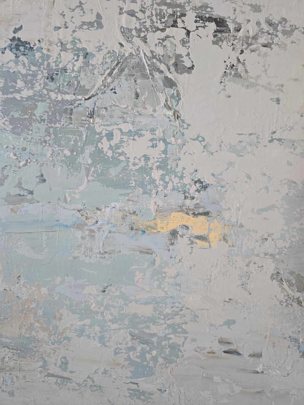 Abstraktus paveikslas -„Thunderstorm“. 110×110 cm