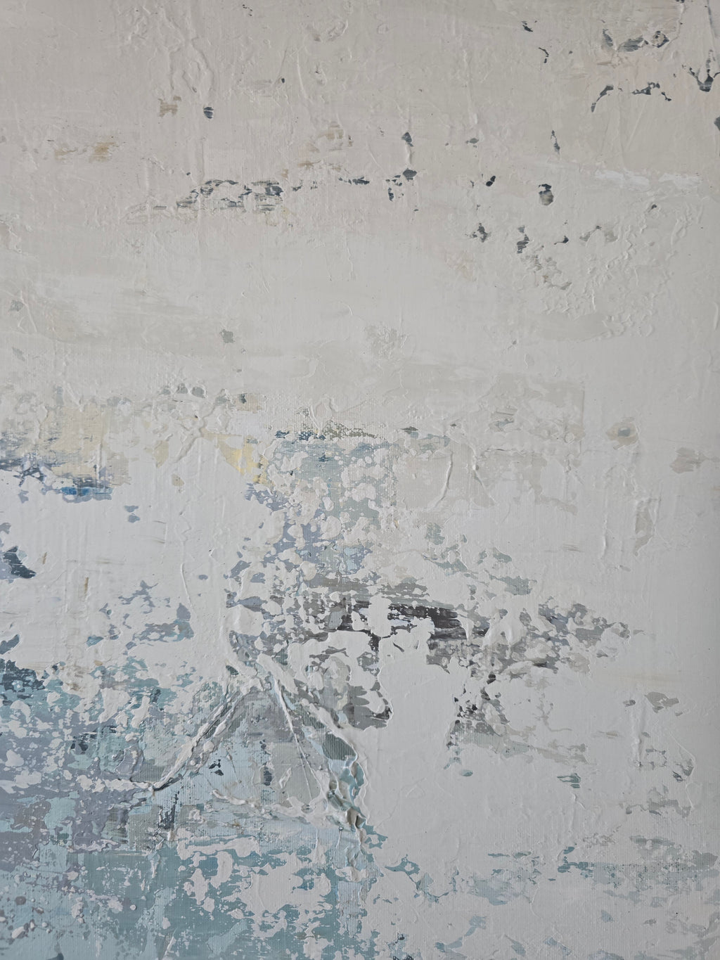 Abstraktus paveikslas -„Thunderstorm“. 110×110 cm