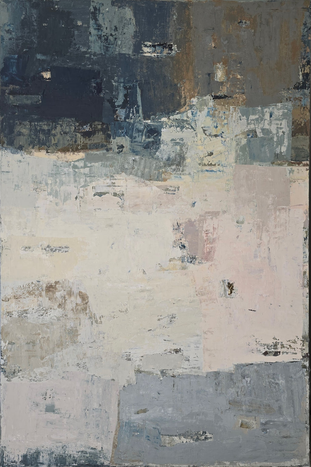 Abstract painting - A Sea Harbor. 150x100cm