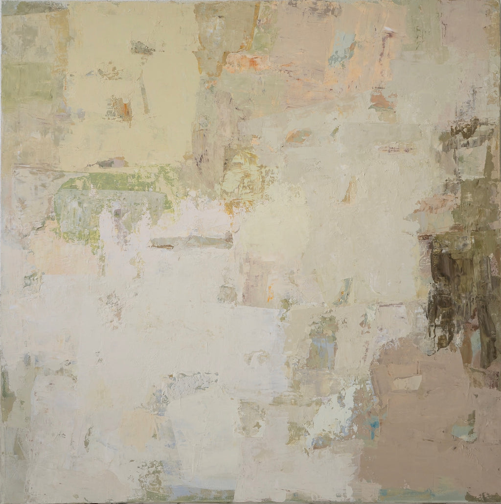 Abstaktus paveikslas - Spring series No 5. 100x100 cm