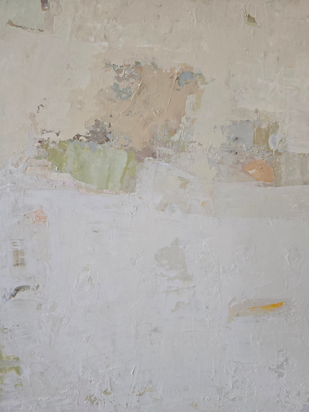 Abstract painting - Spring series No 4. 100x100 cm