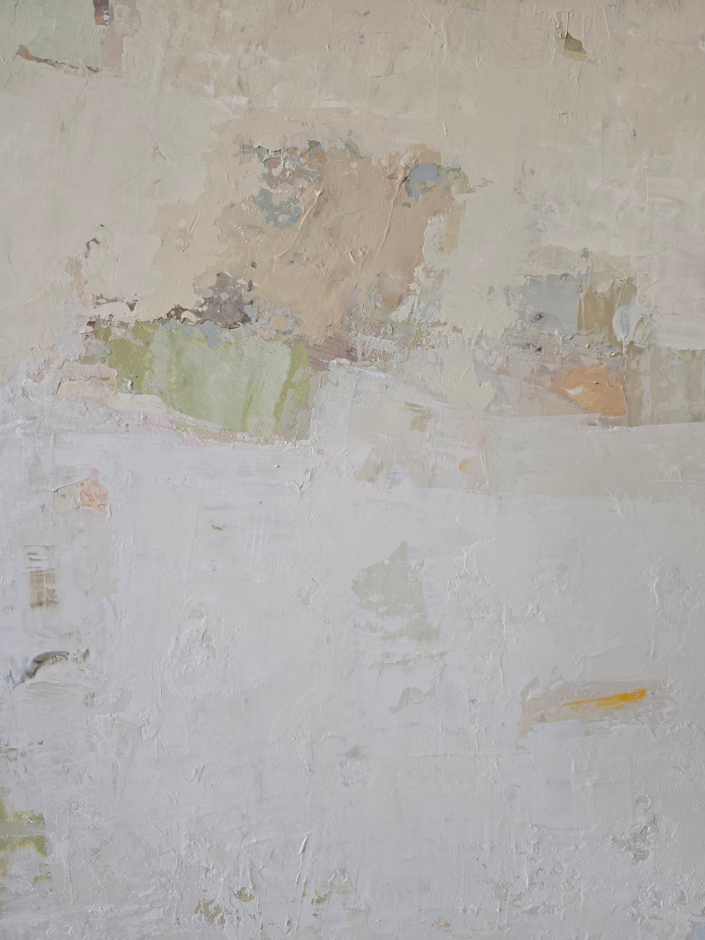 Abstract painting - Spring series No 4. 100x100 cm
