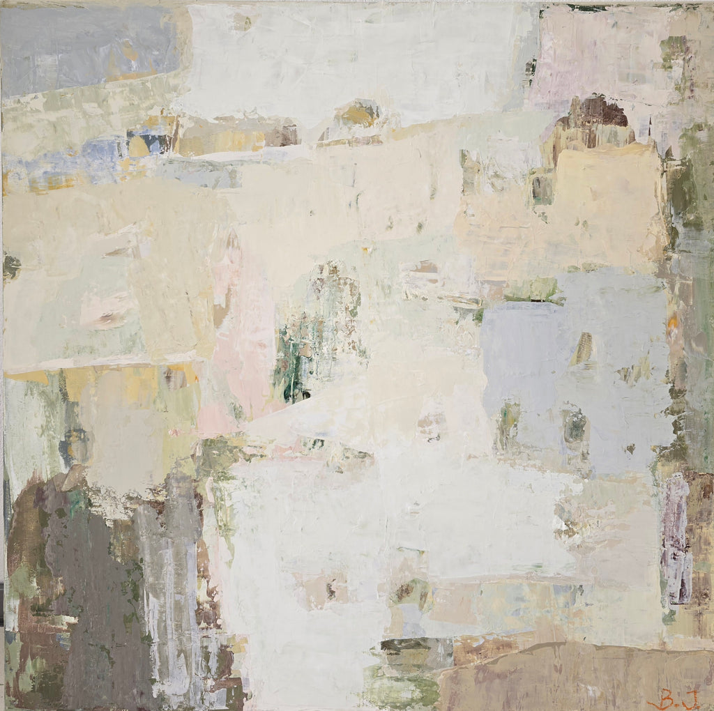 Original Abstract Painting - Summer Series No1. 90x90 cm