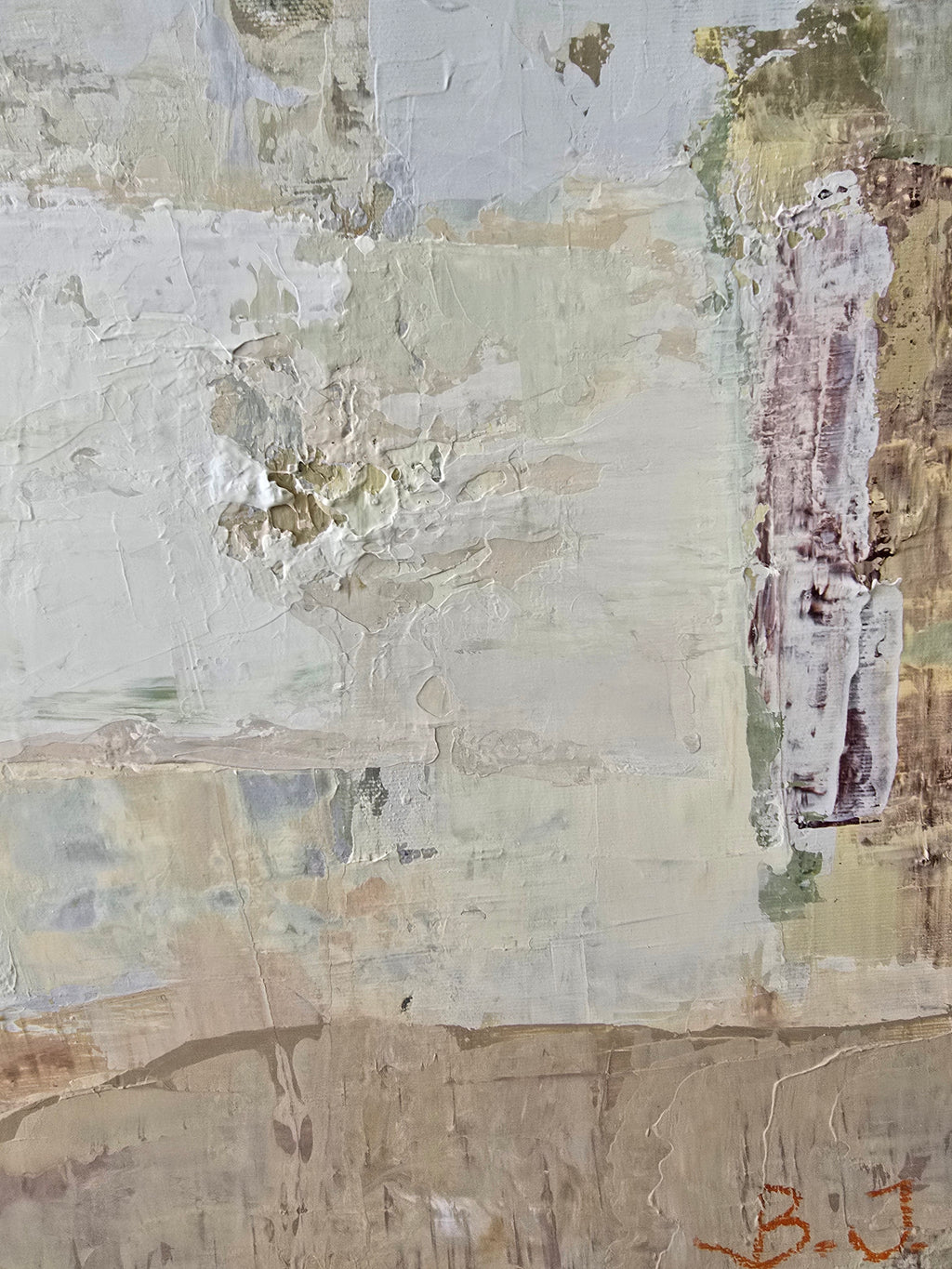 Original Abstract Painting - Summer Series No1. 90x90 cm