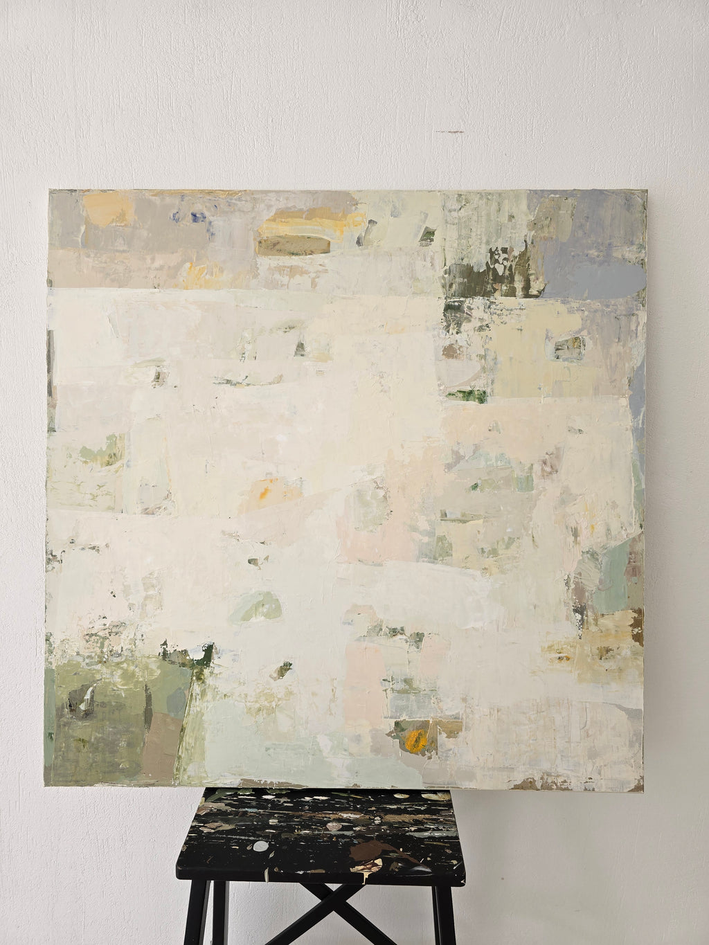 Original Abstract Painting - Summer Series No 2. 90x90 cm