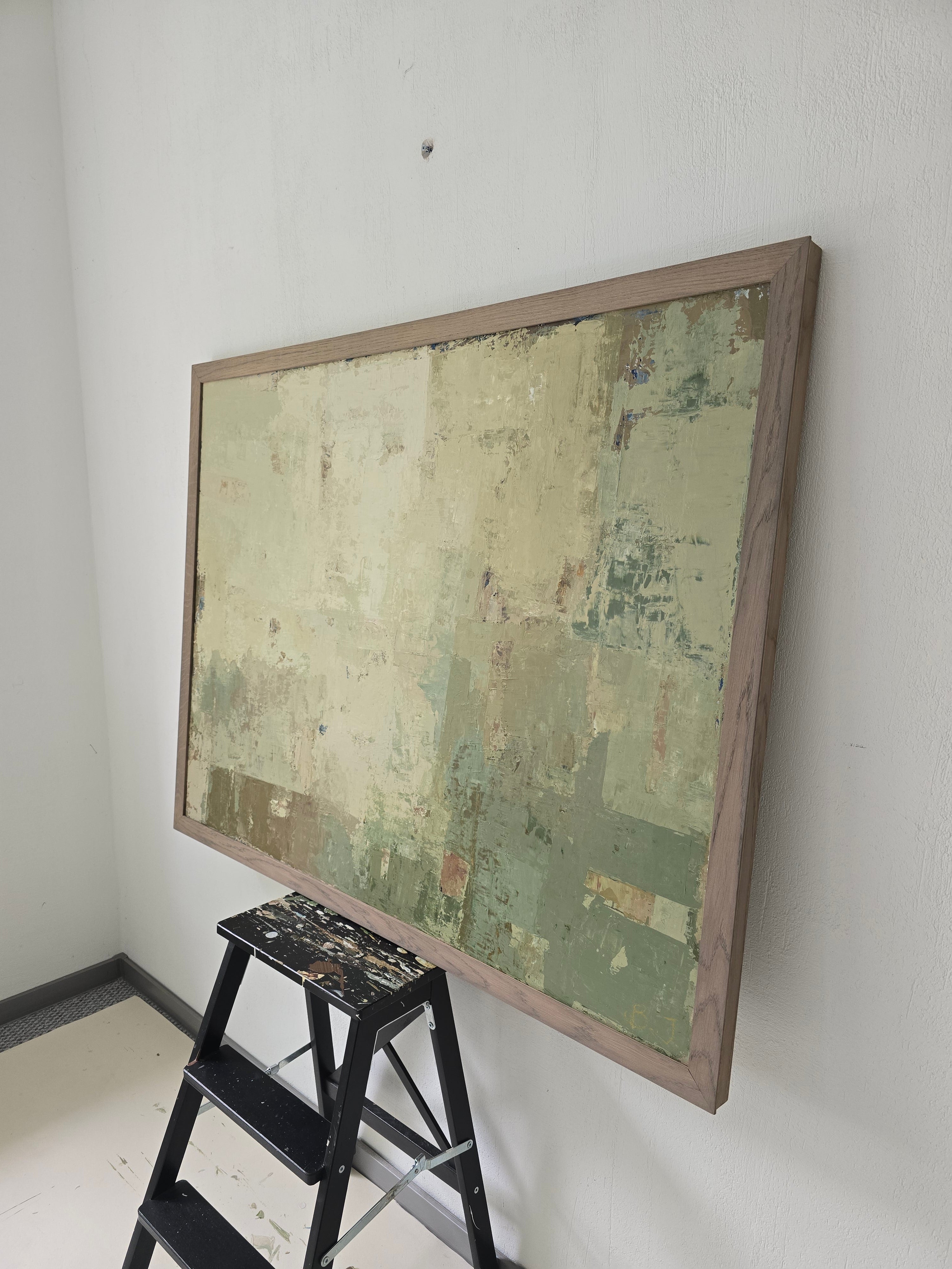 Abstract painting - Spring series No1. 127x106 cm