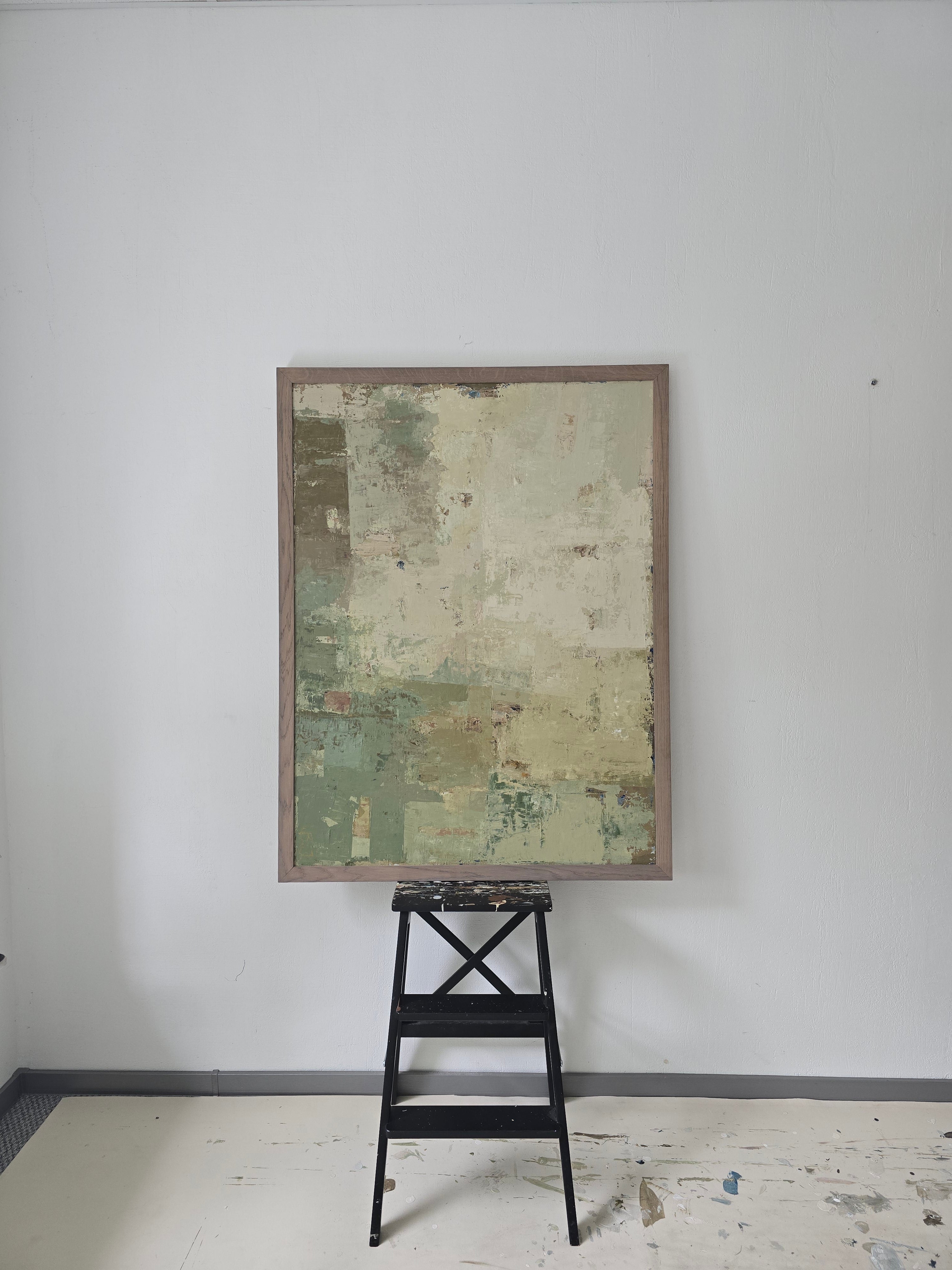 Abstract painting - Spring series No1. 127x106 cm