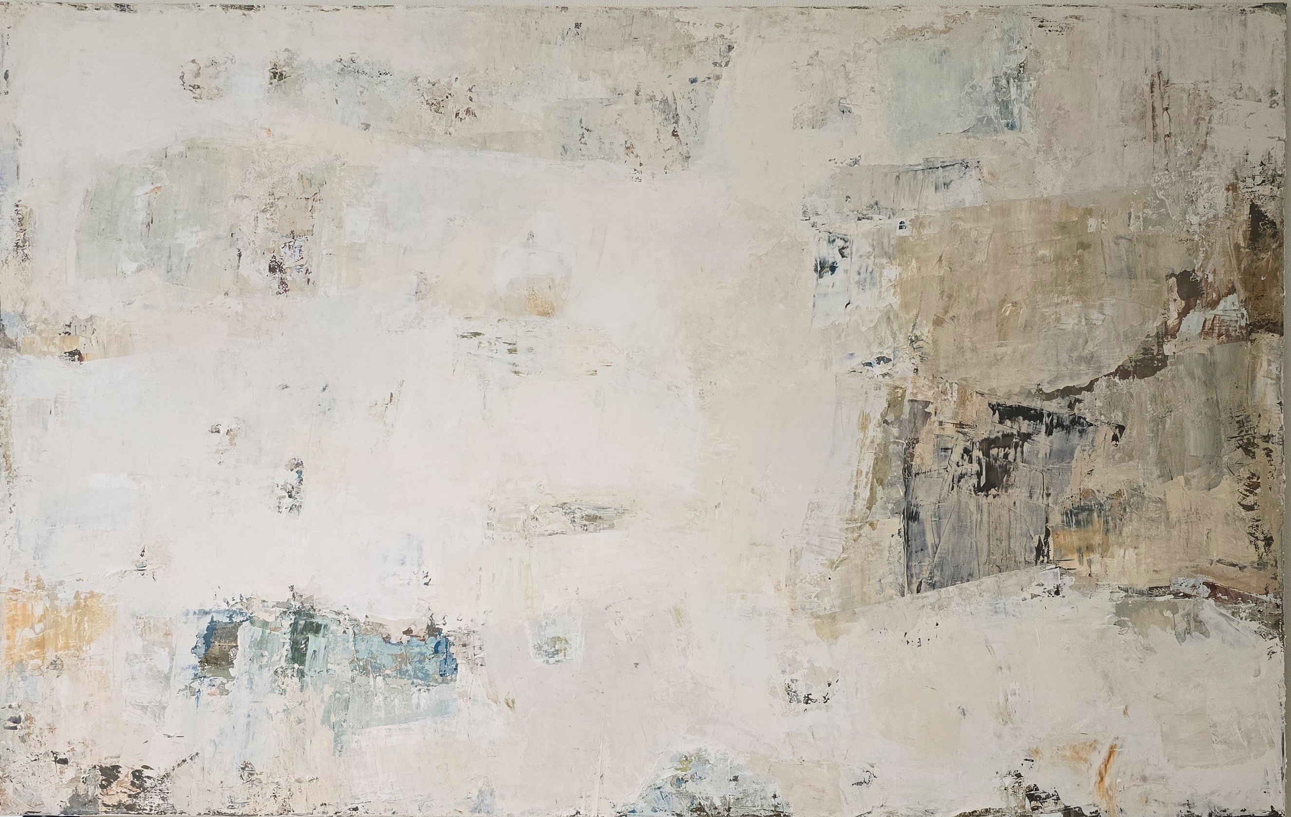 Didelis originalus paveikslas – Gathering Shells on the Shore. 240x150 cm