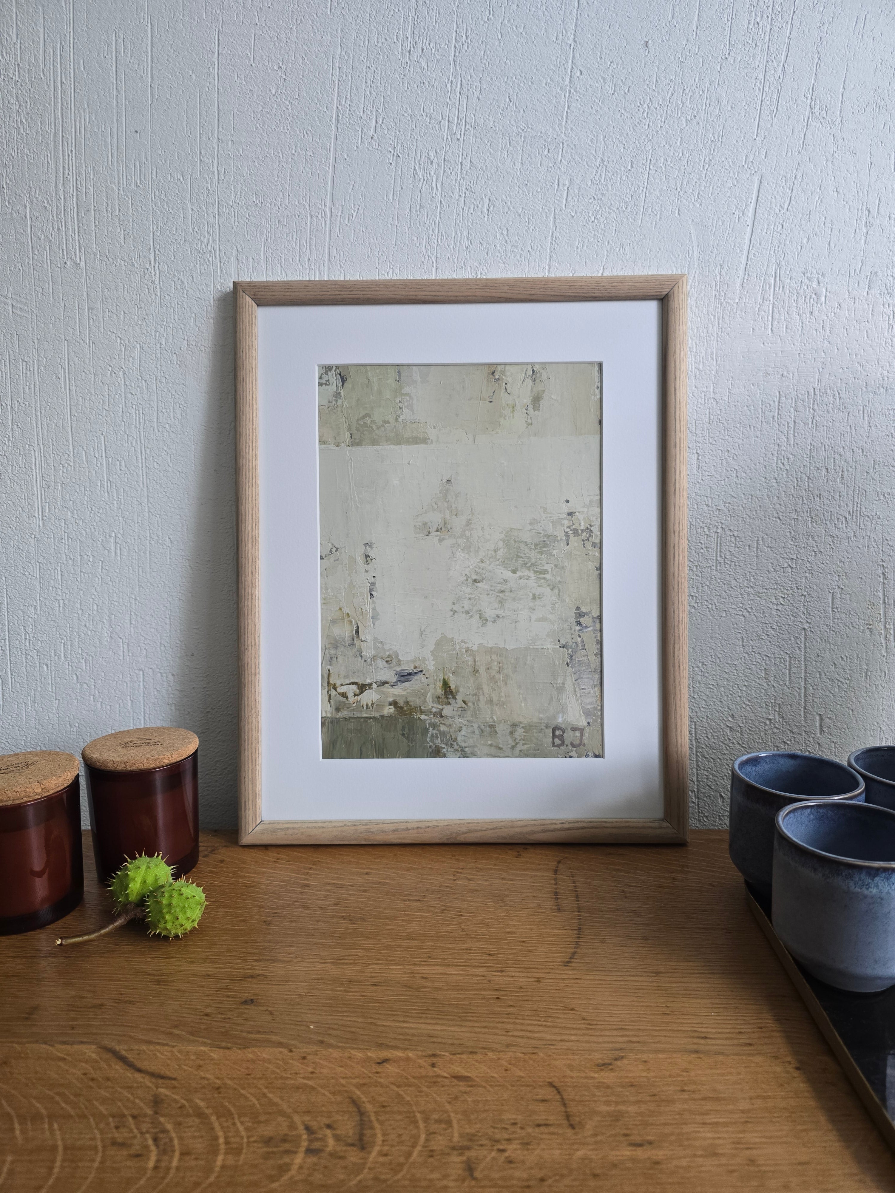Original painting - Pale Horizon. 31,5x39,5 cm