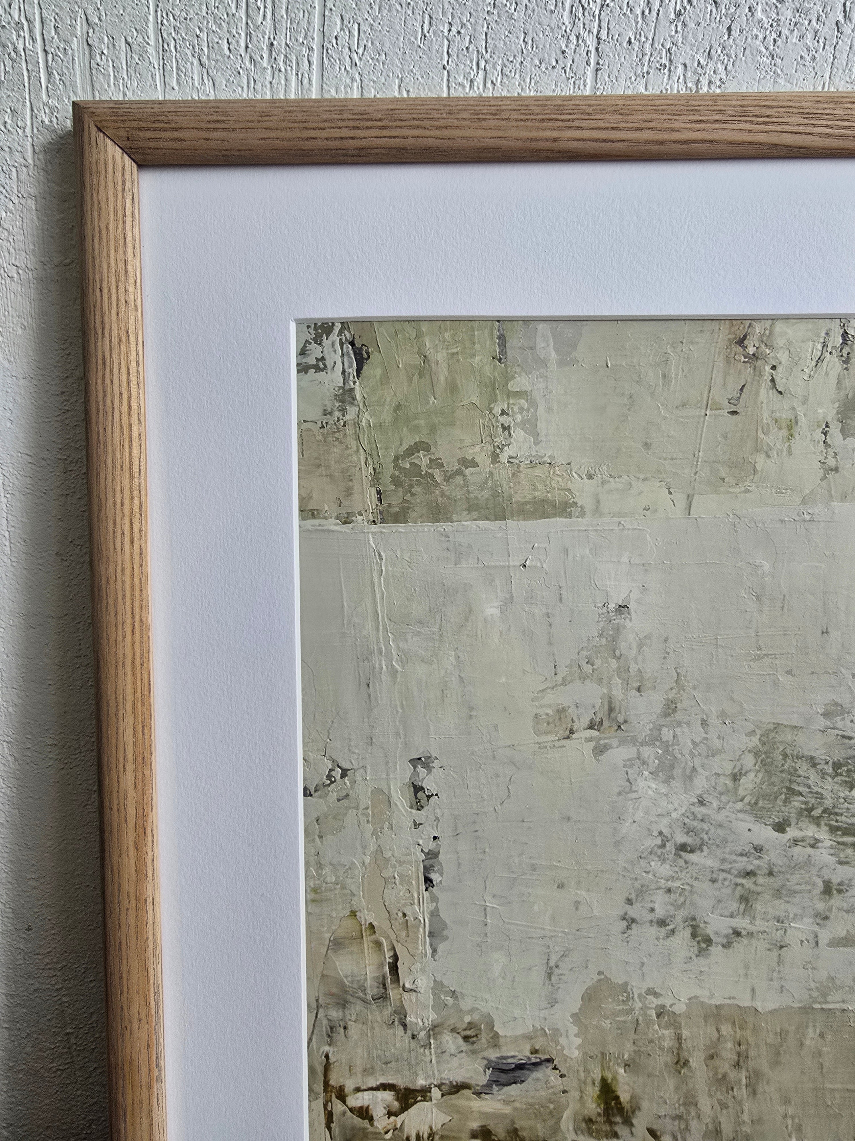 Original painting - Pale Horizon. 31,5x39,5 cm