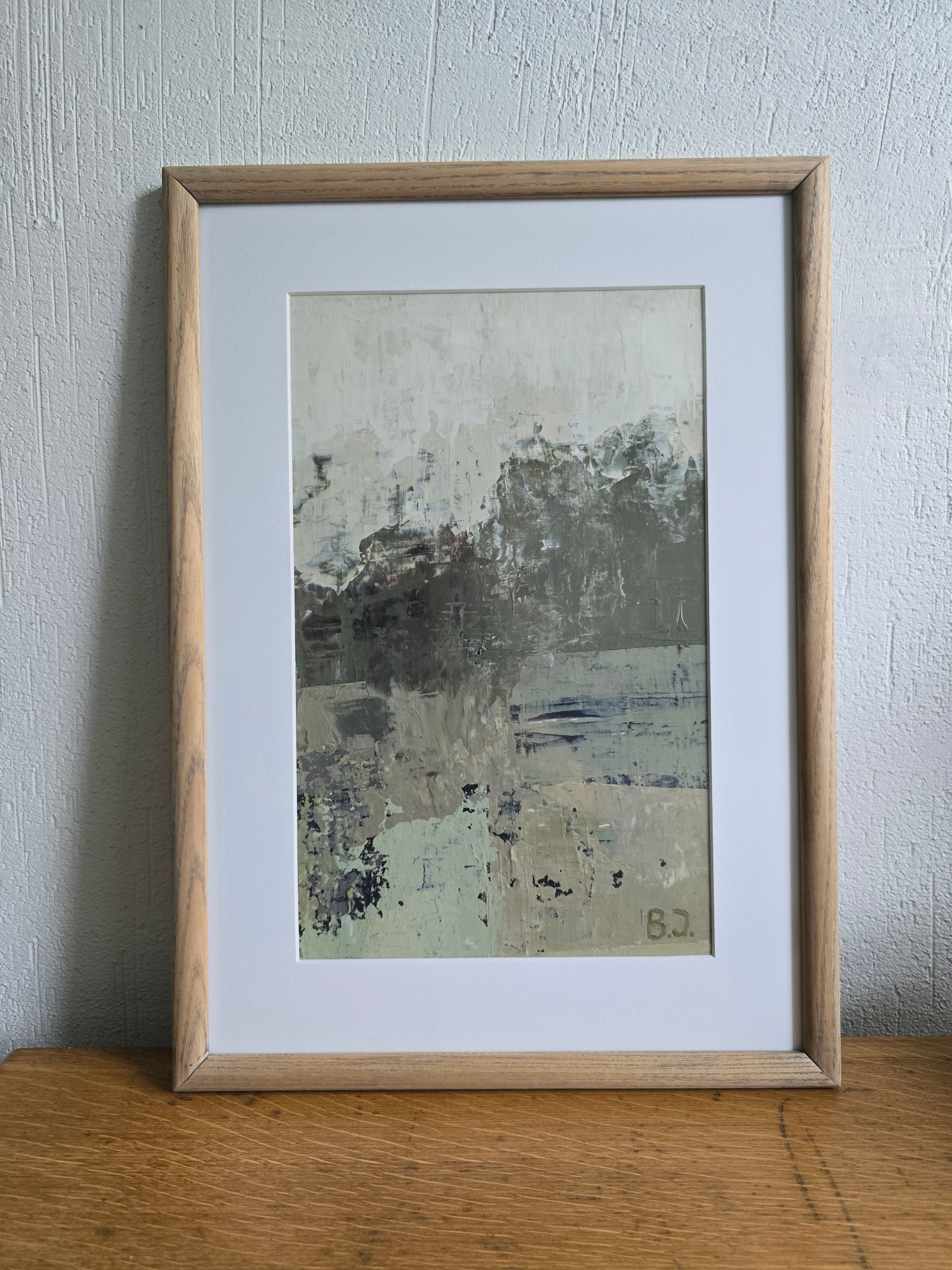 Original painting - First Frost. 31×42,5 cm