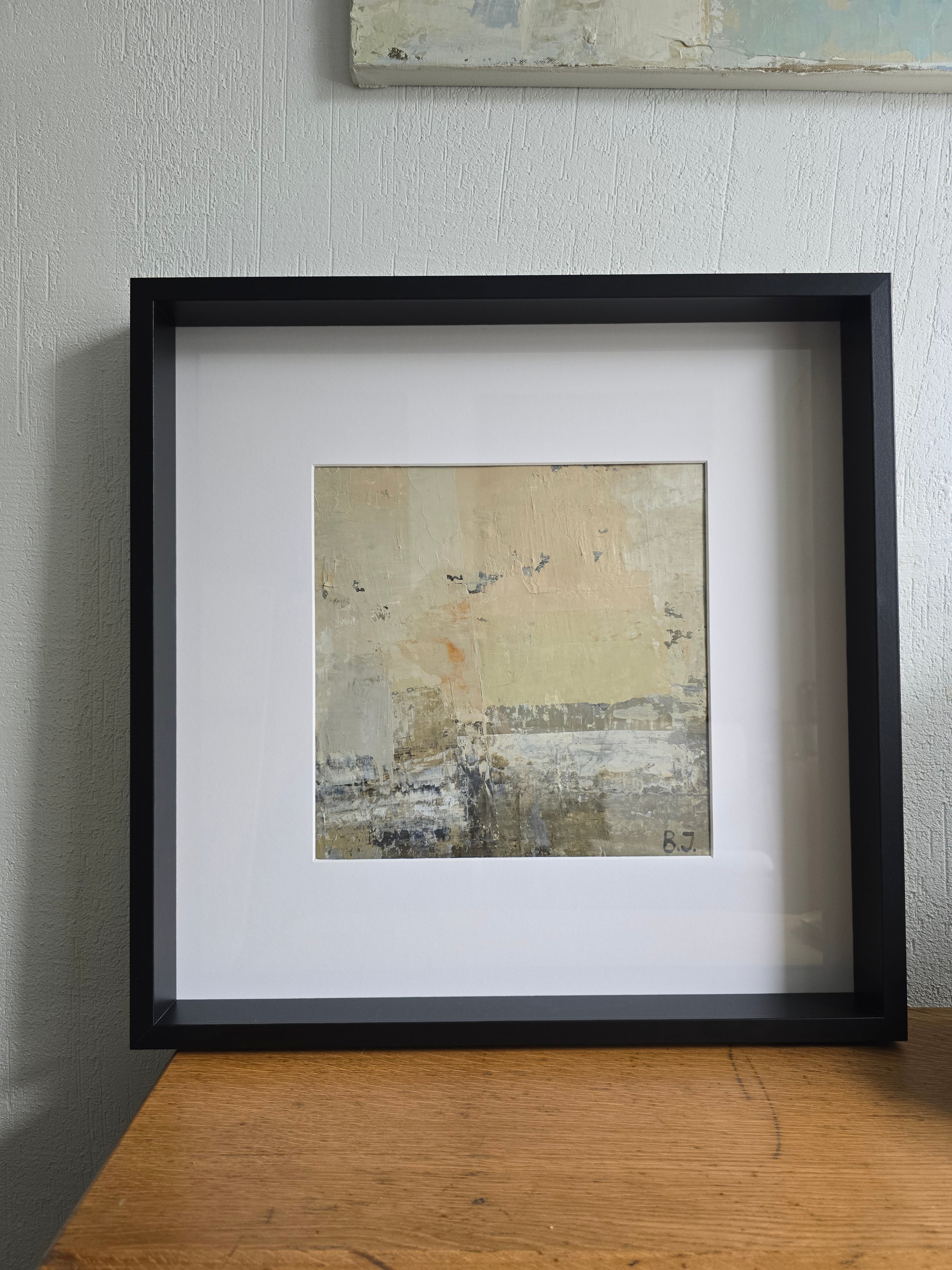 Originalus paveikslas - Amber Fields. 50x50 cm