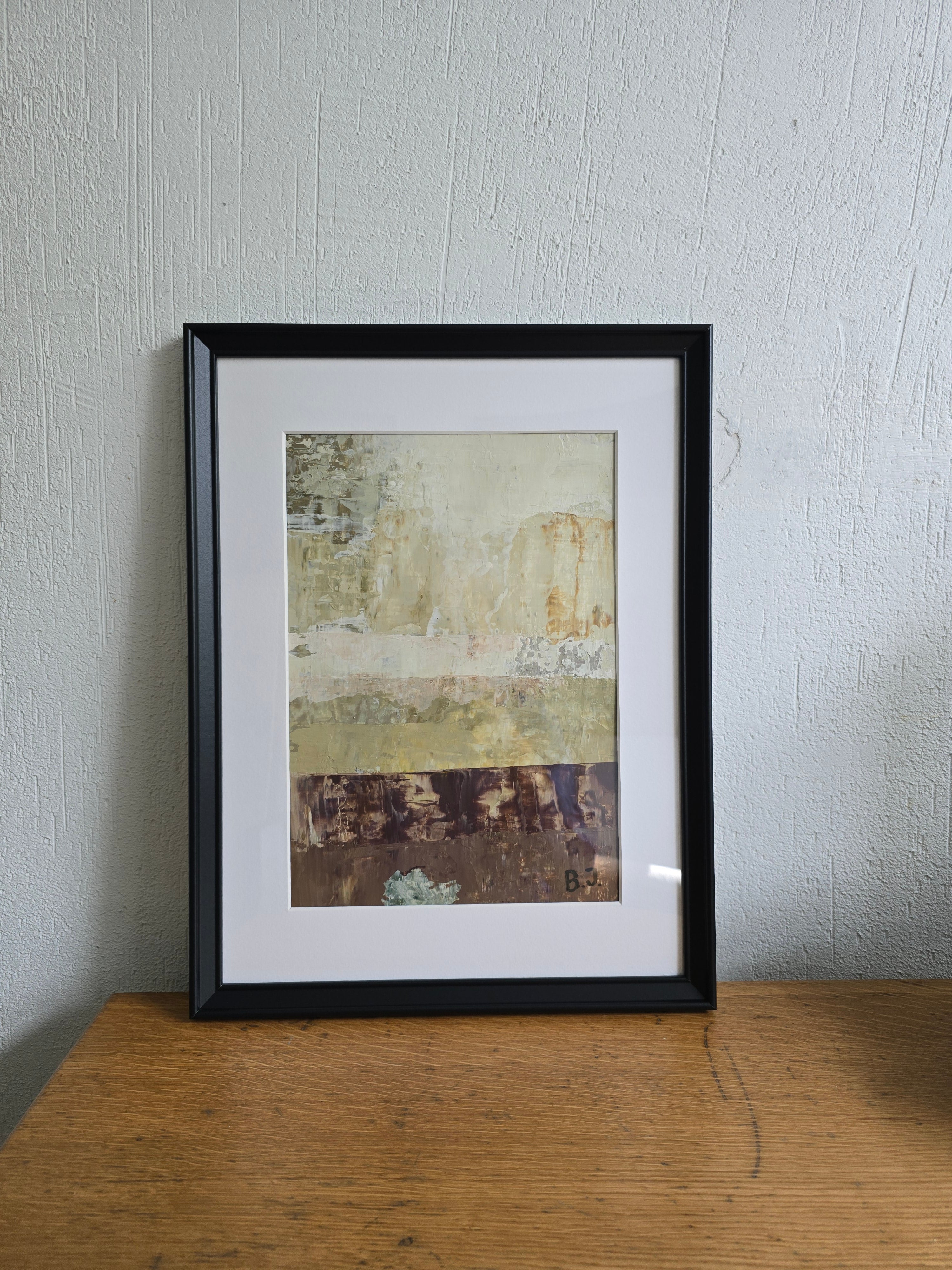 Originalus paveikslas - A Carpet of Leaves. 32x42 cm