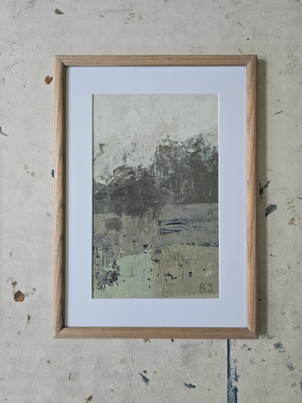 Original painting - First Frost. 31×42,5 cm