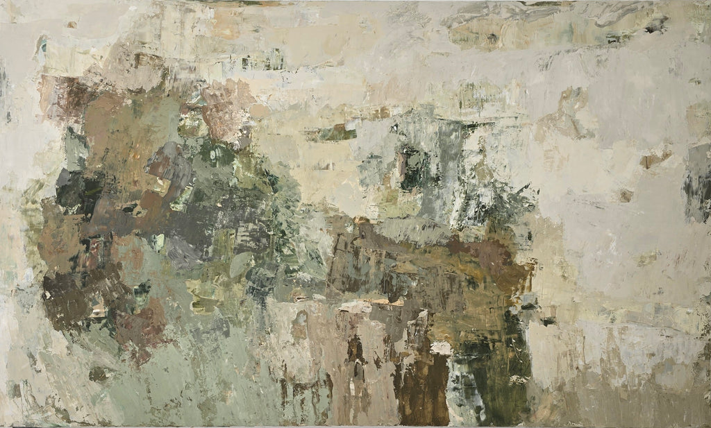 Extra Large Abstract Painting - What I Kept of Autumn. 250x150 cm