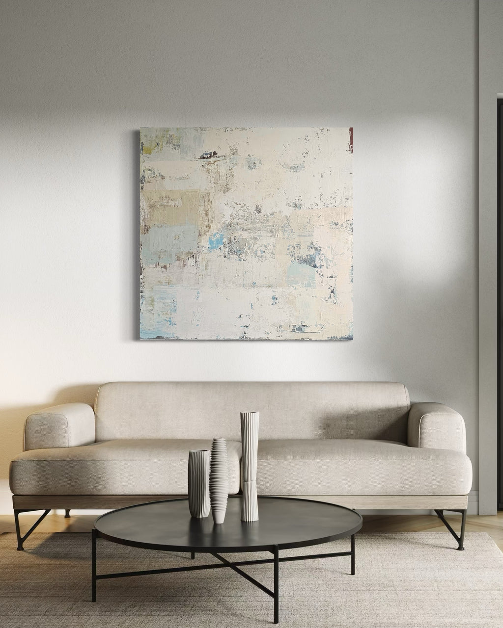 Abstract painting - Vacation. 100x100 cm