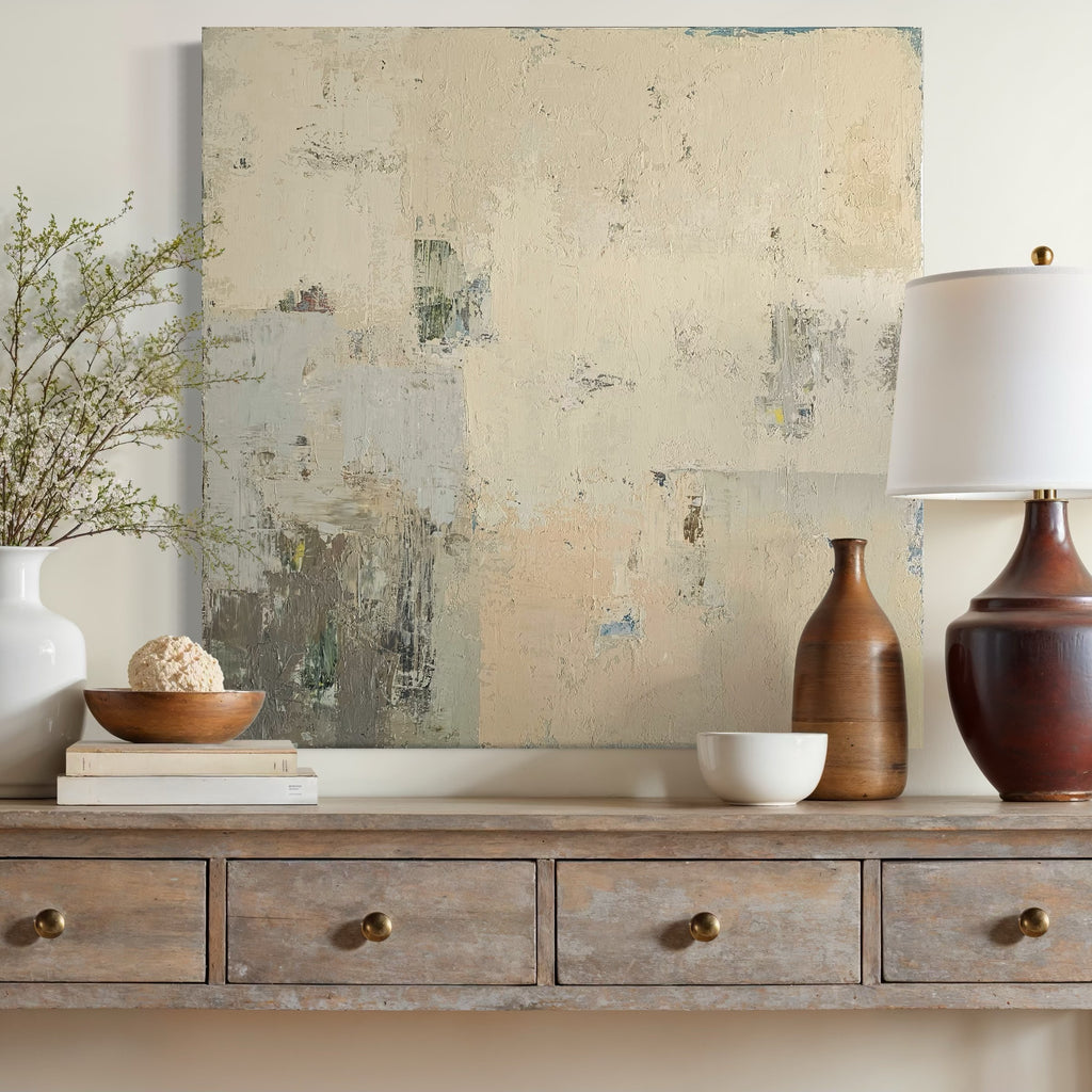 abstract painting minimalist interior wall art BIRUTE STUDIO