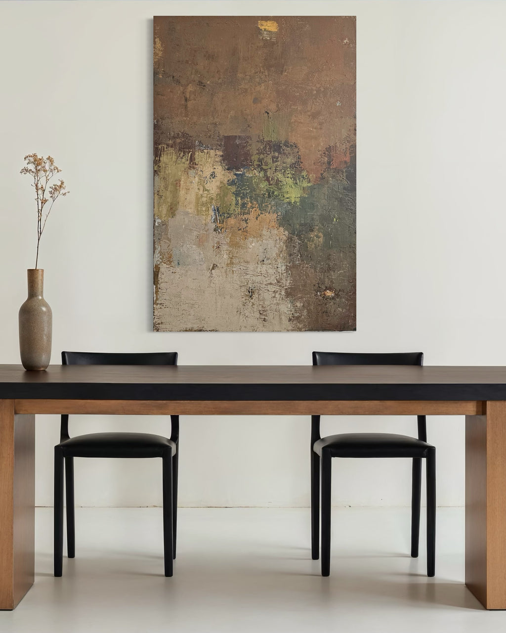 textured abstract painting contemporary decor BIRUTE STUDIO