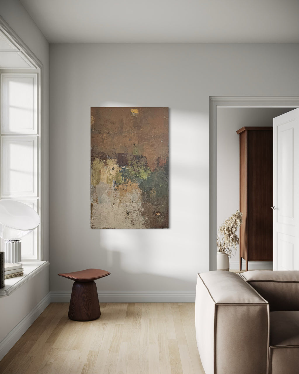 abstract painting minimalist interior wall art BIRUTE STUDIO