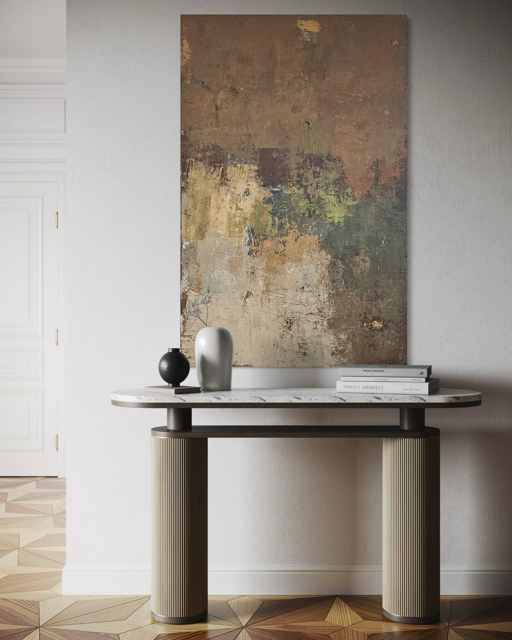 abstract painting minimalist interior wall art BIRUTE STUDIO