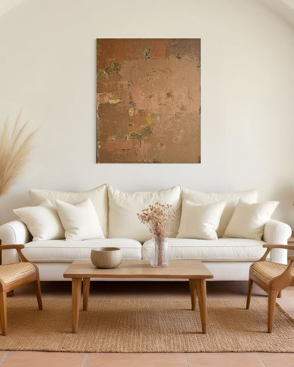 Abstraktus paveikslas - „The Sunset“. 120×100 cm